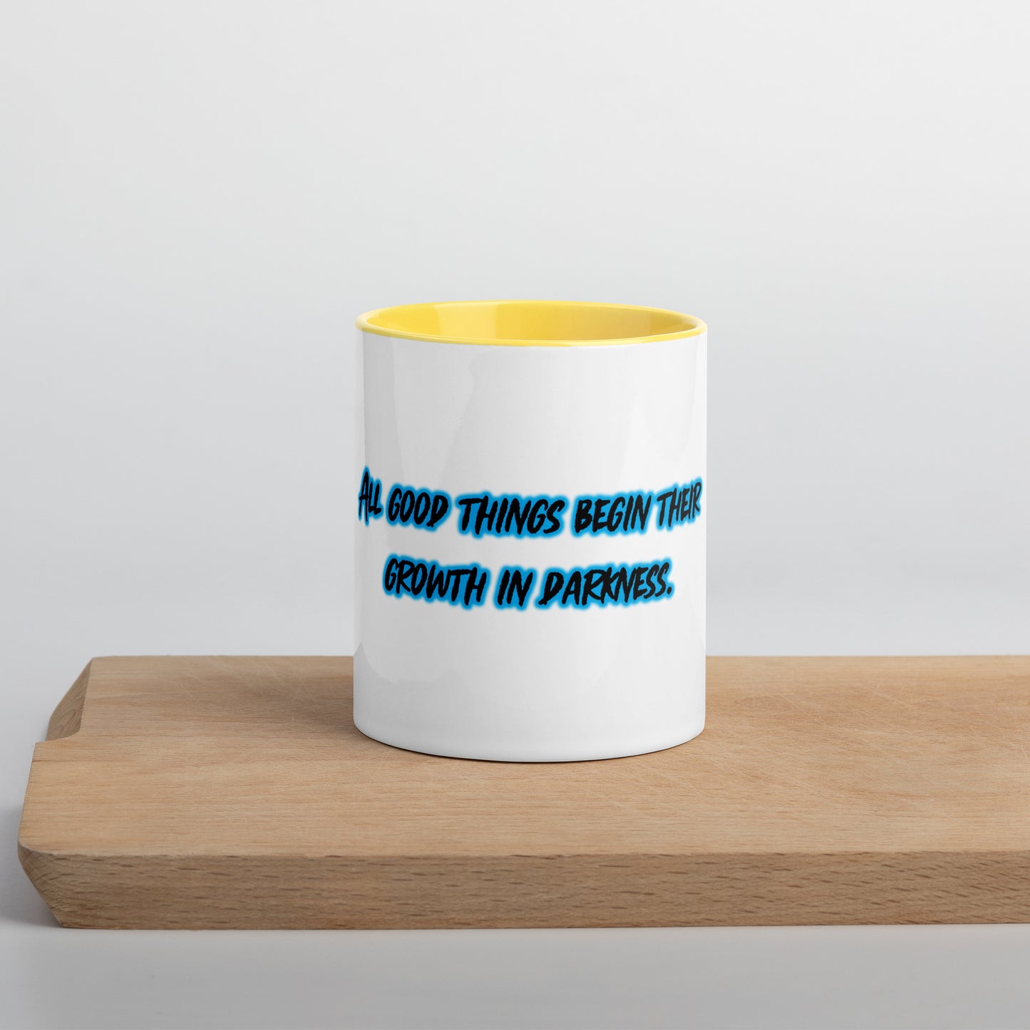 In Darkness Mug With Color Inside