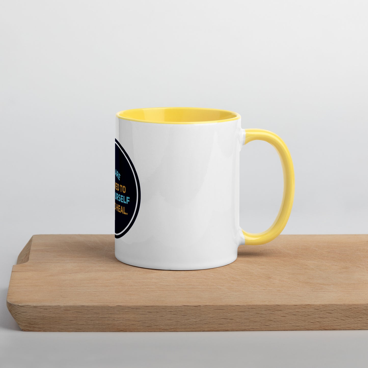 Healing Circle #1 Mug With Color Inside