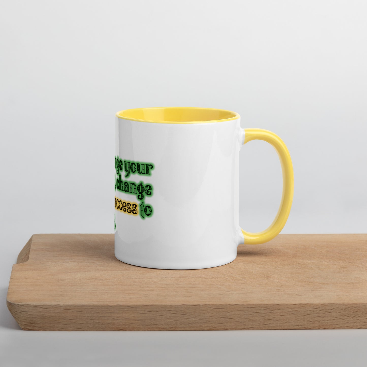 Soft Heart Mug With Color Inside