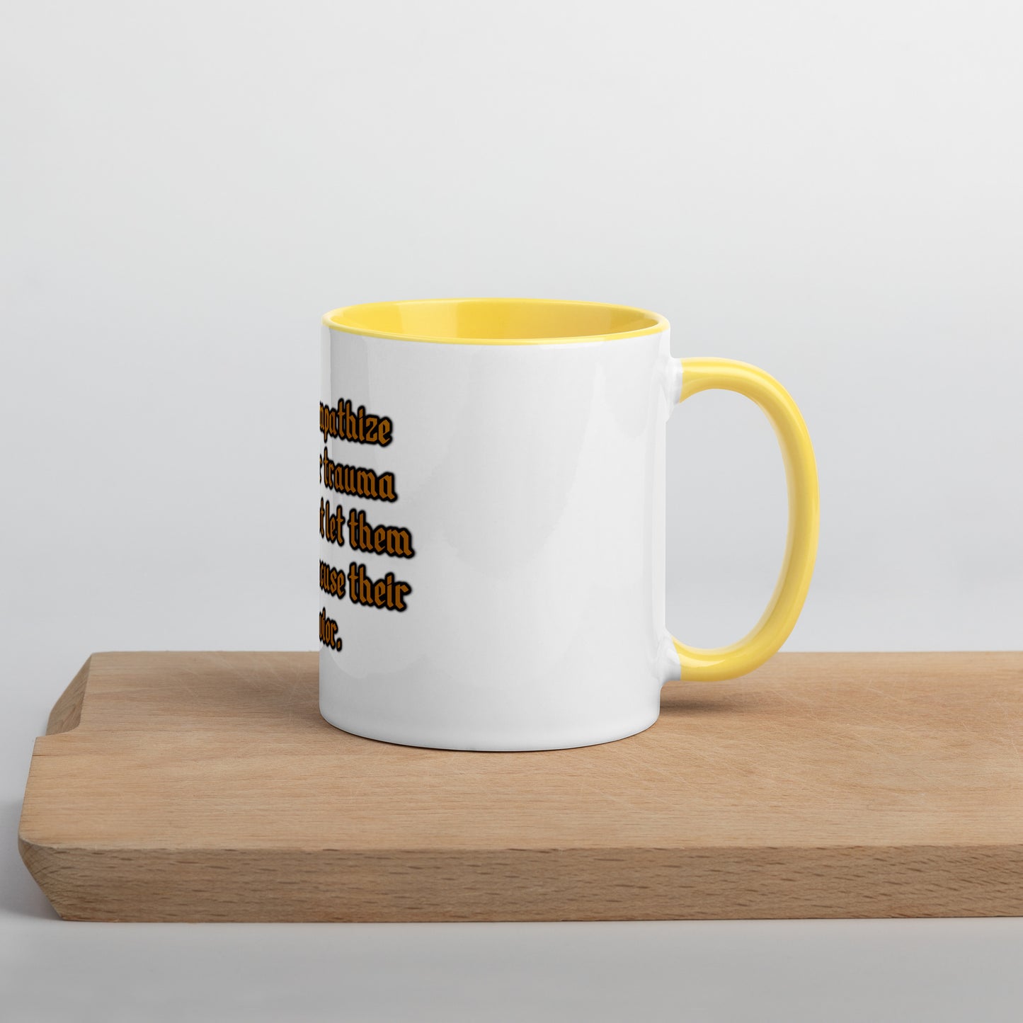 Empathy #1 Mug With Color Inside
