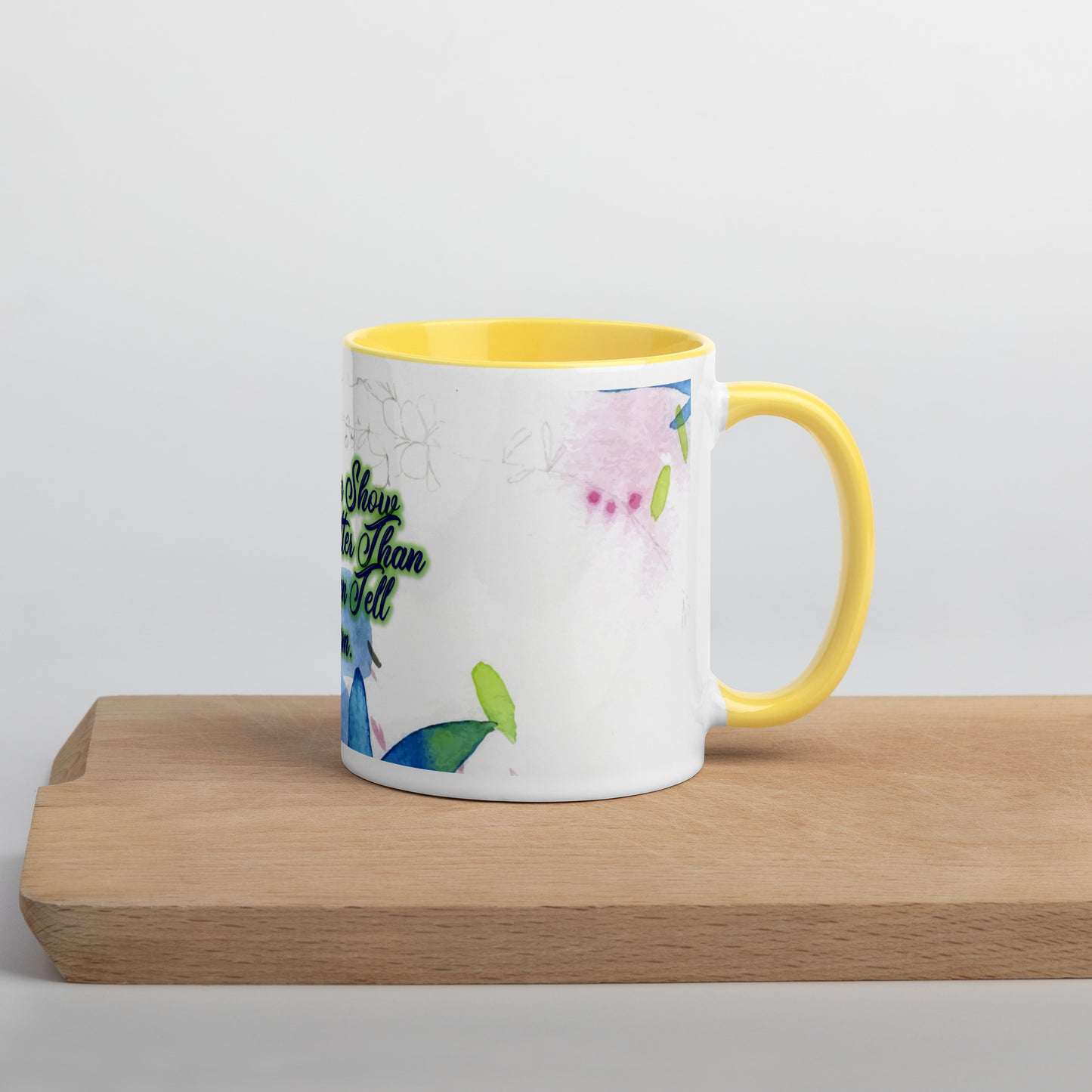 Show Them (2) Mug With Color Inside