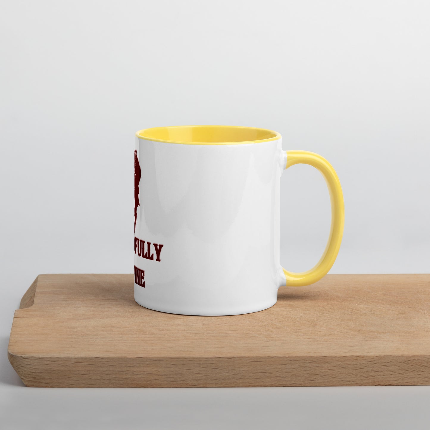 DD Woman #2 (Maroon) Mug With Color Inside