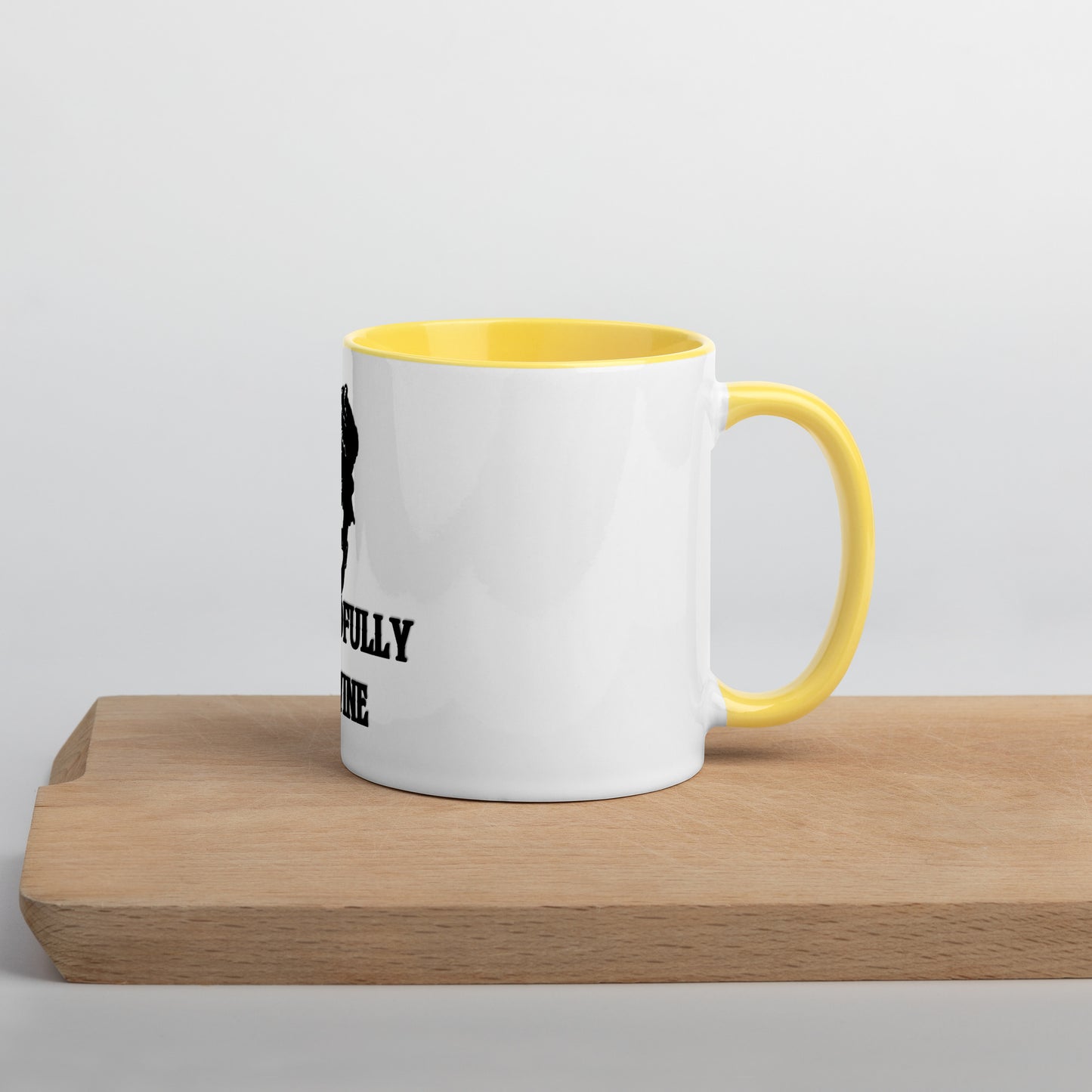 DD Woman #2 (Black) Mug With Color Inside