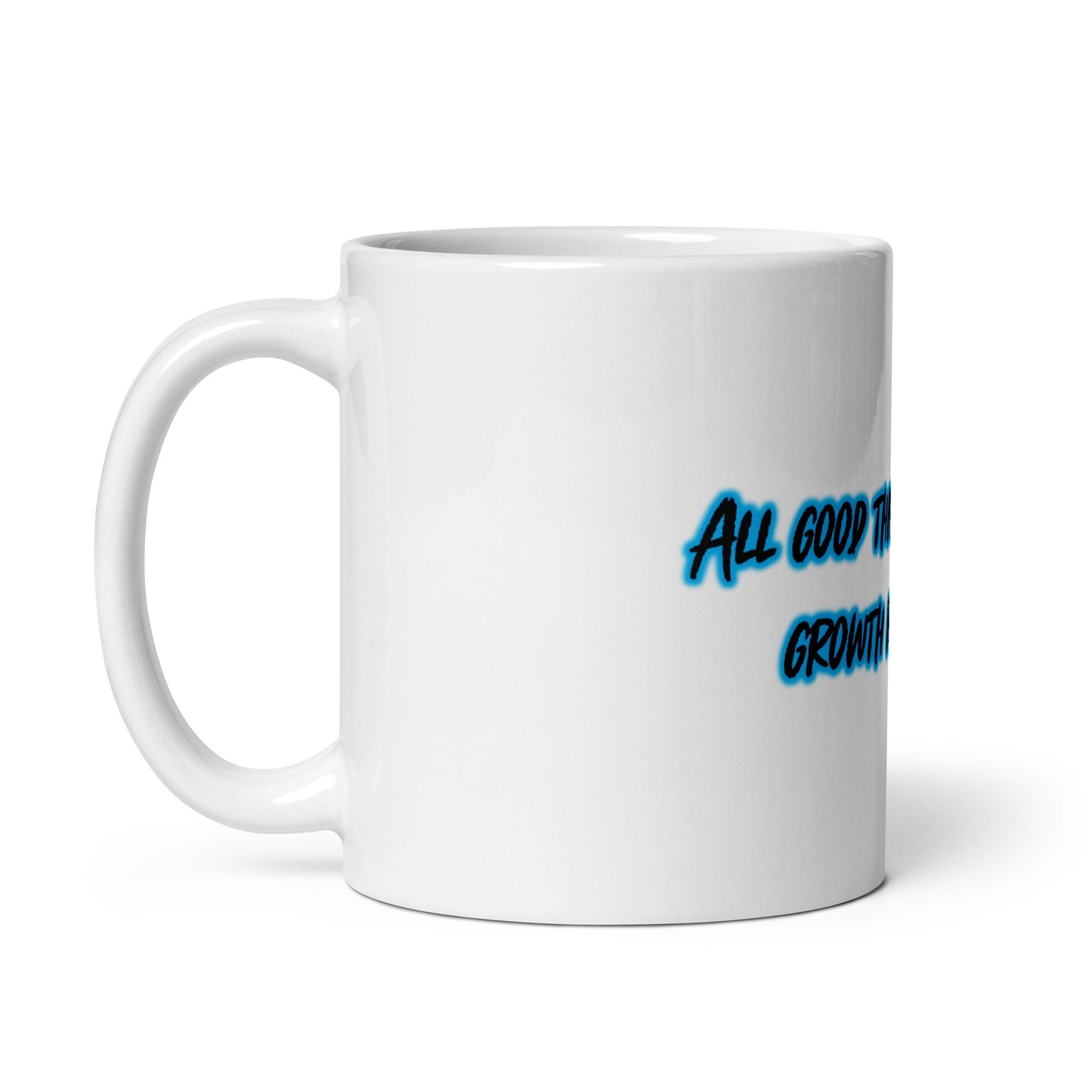 In Darkness White Glossy Mug