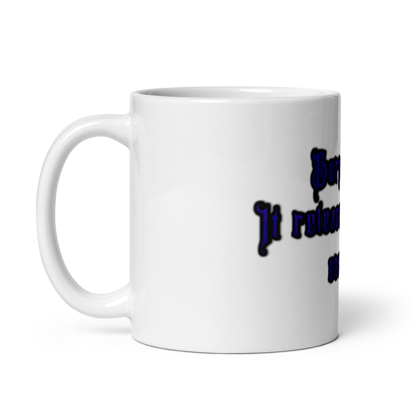 Burp More #1 White Glossy Mug