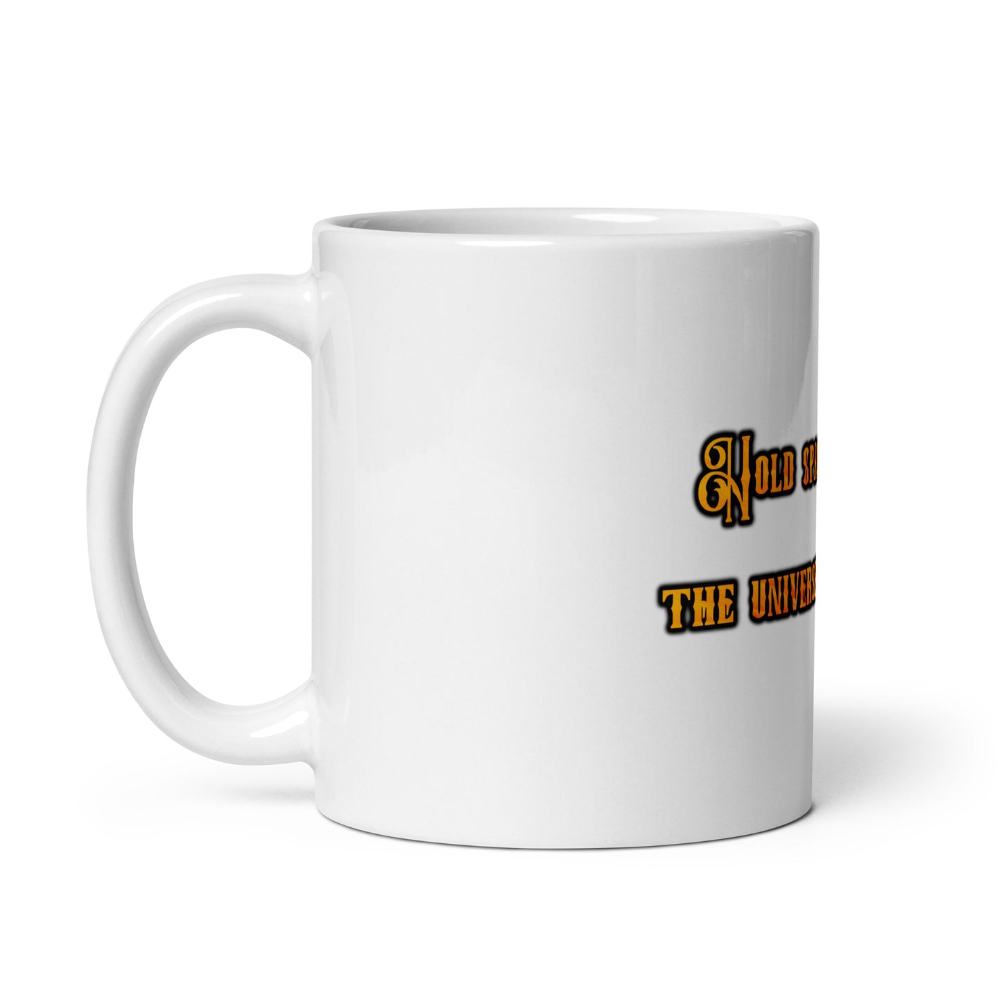 Hold Space #1 White Glossy Mug