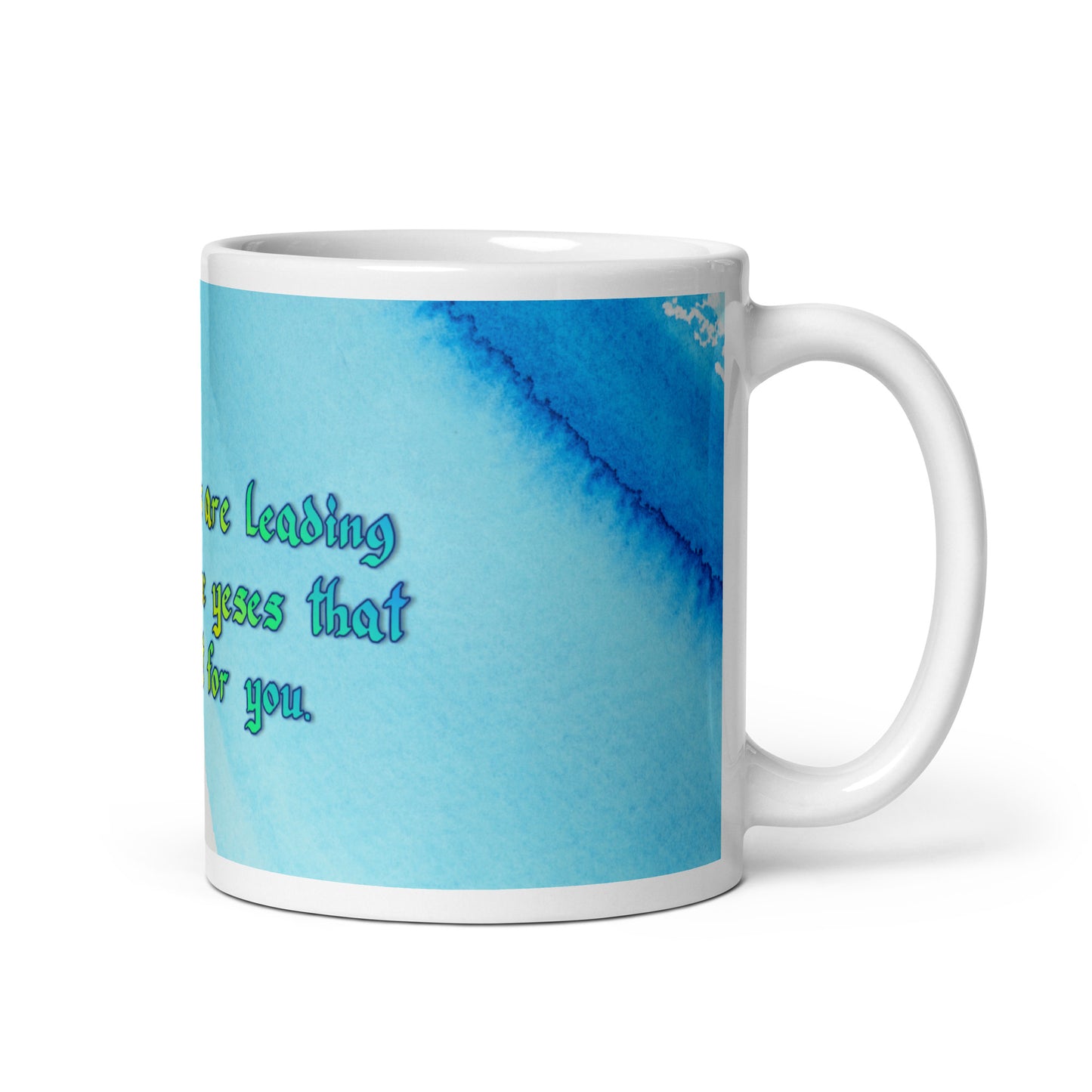 All The Noes White Glossy Mug (2)