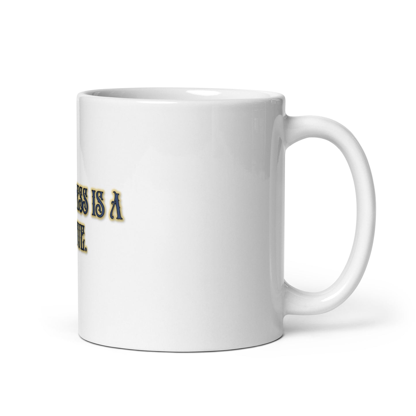 Selfishness #1 White Glossy Mug