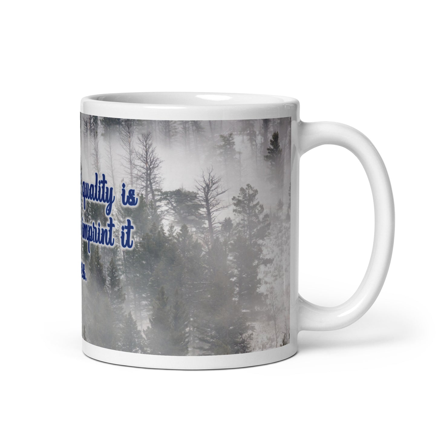 Price of Quality (2) White Glossy Mug