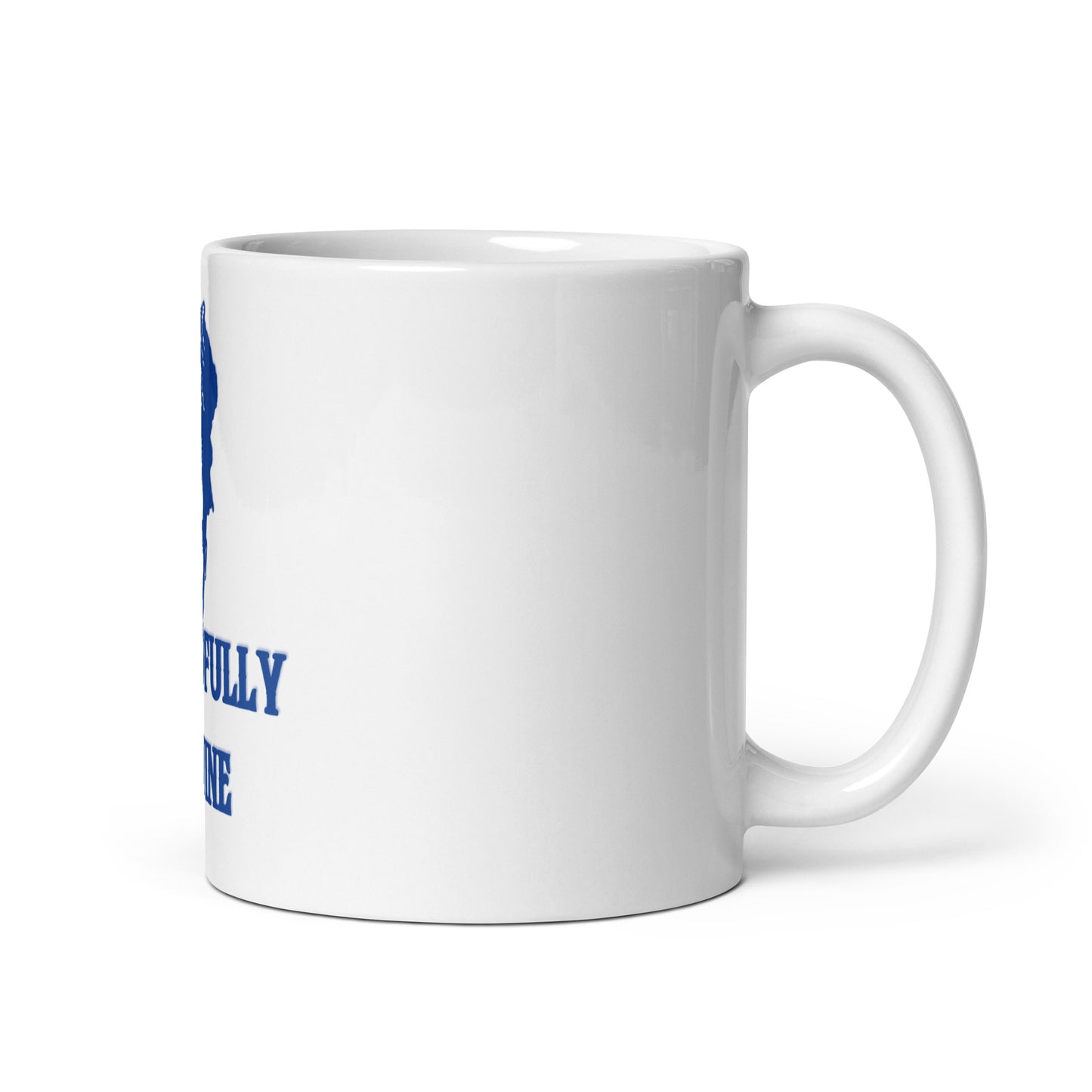 DD Woman #2 (Blue) White Glossy Mug