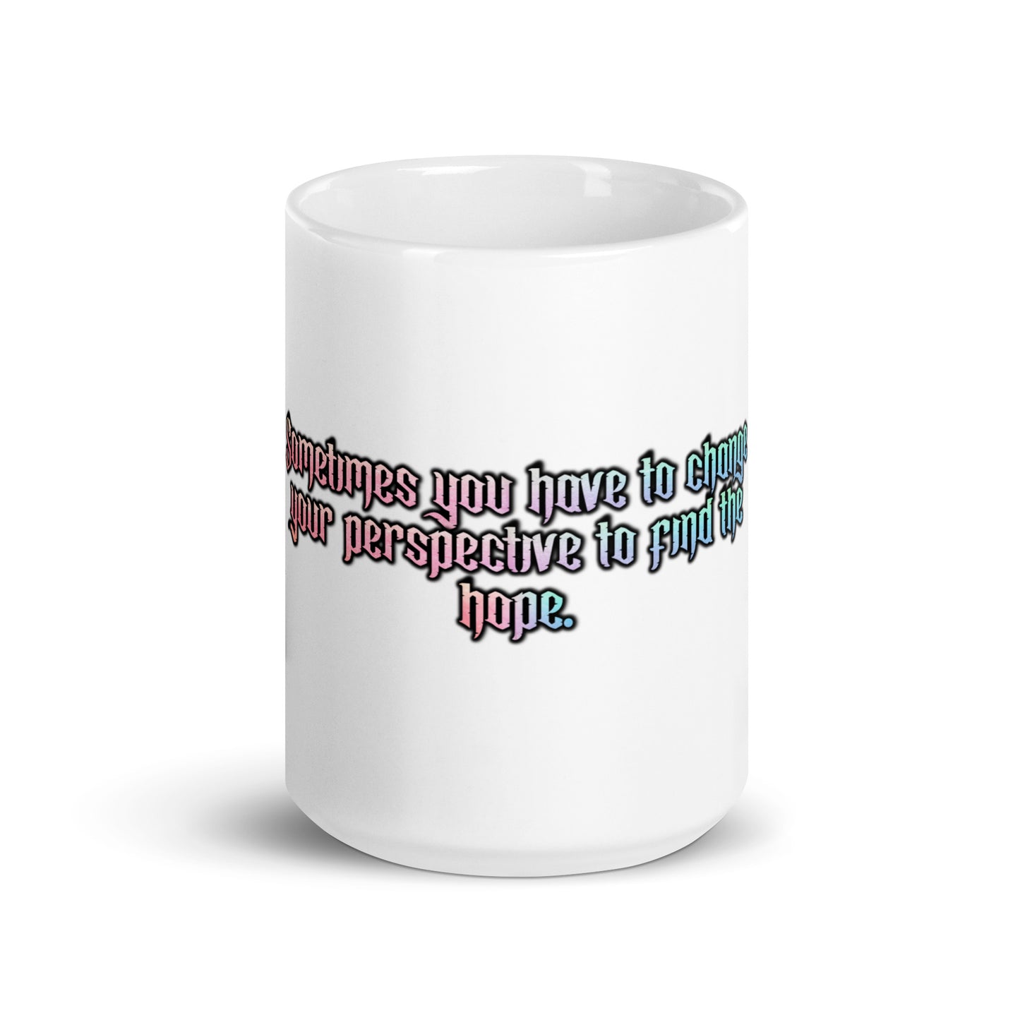Find The Hope White Glossy Mug