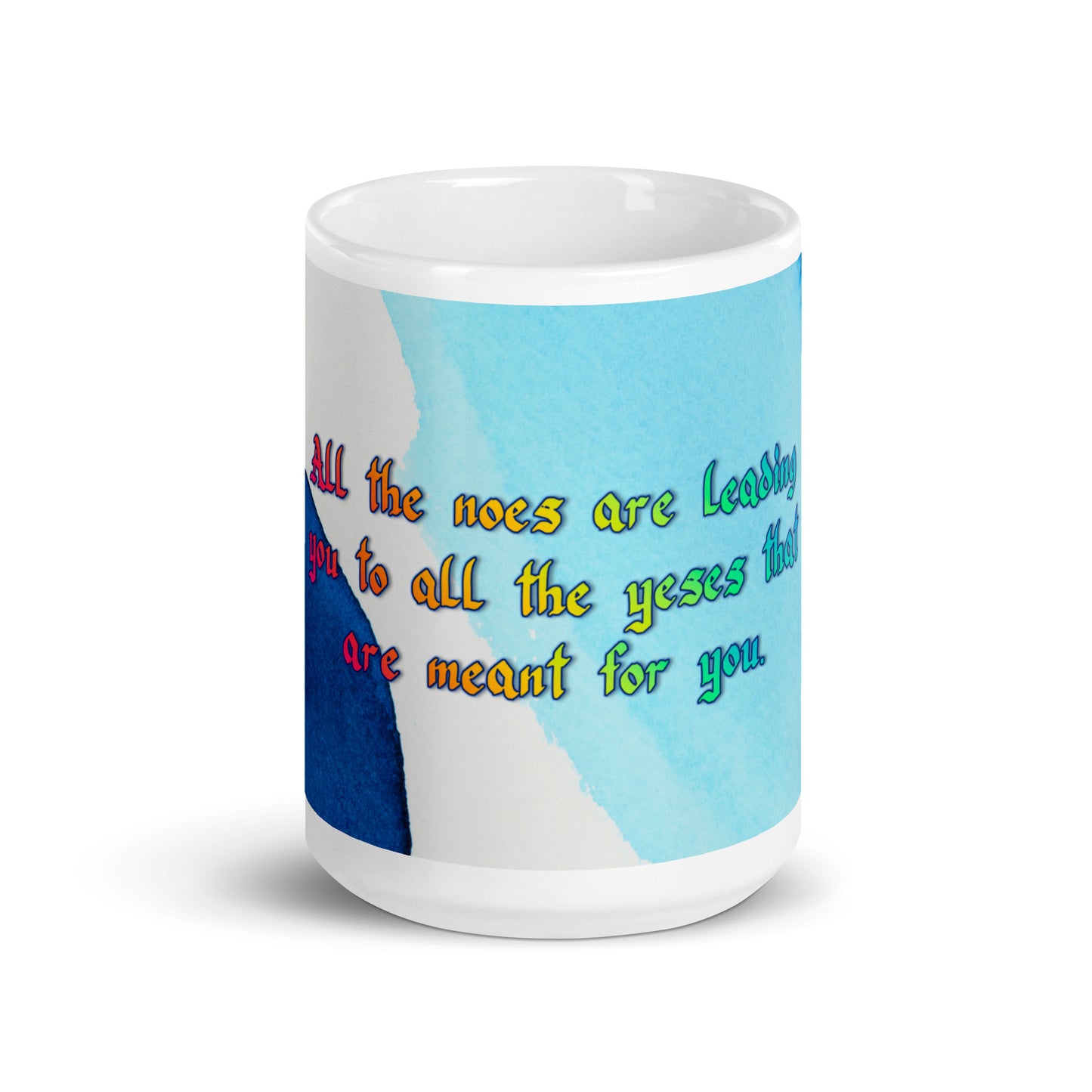All The Noes White Glossy Mug (2)
