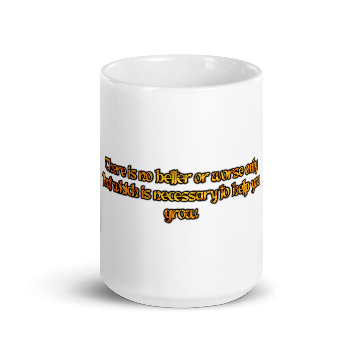 Better Or Worse White Glossy Mug