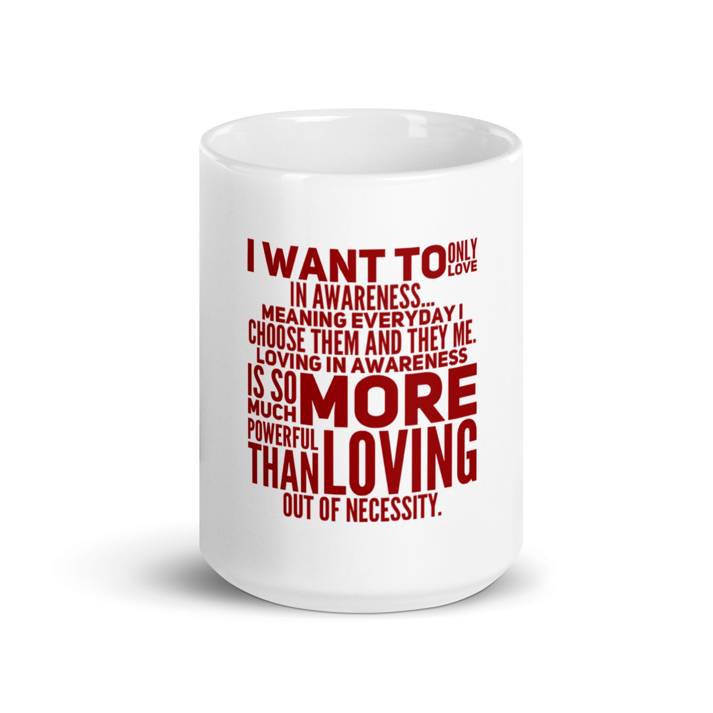 More Powerful White Glossy Mug