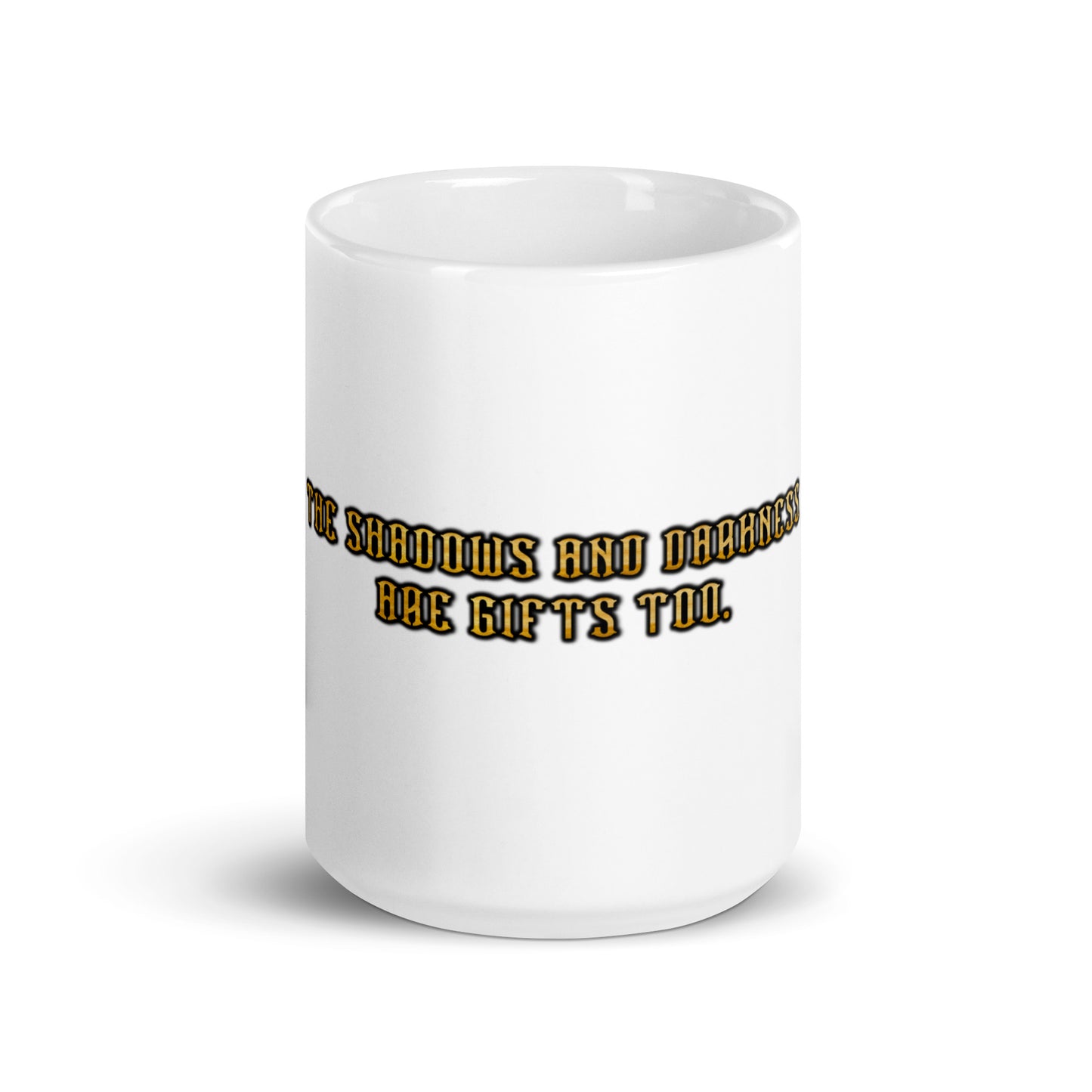 Shadows White Glossy Mug