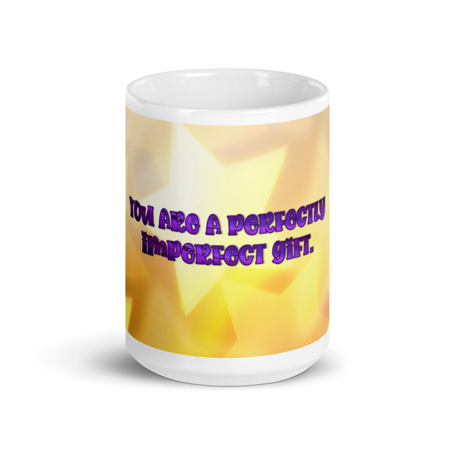 Perfectly Imperfect (2) White Glossy Mug