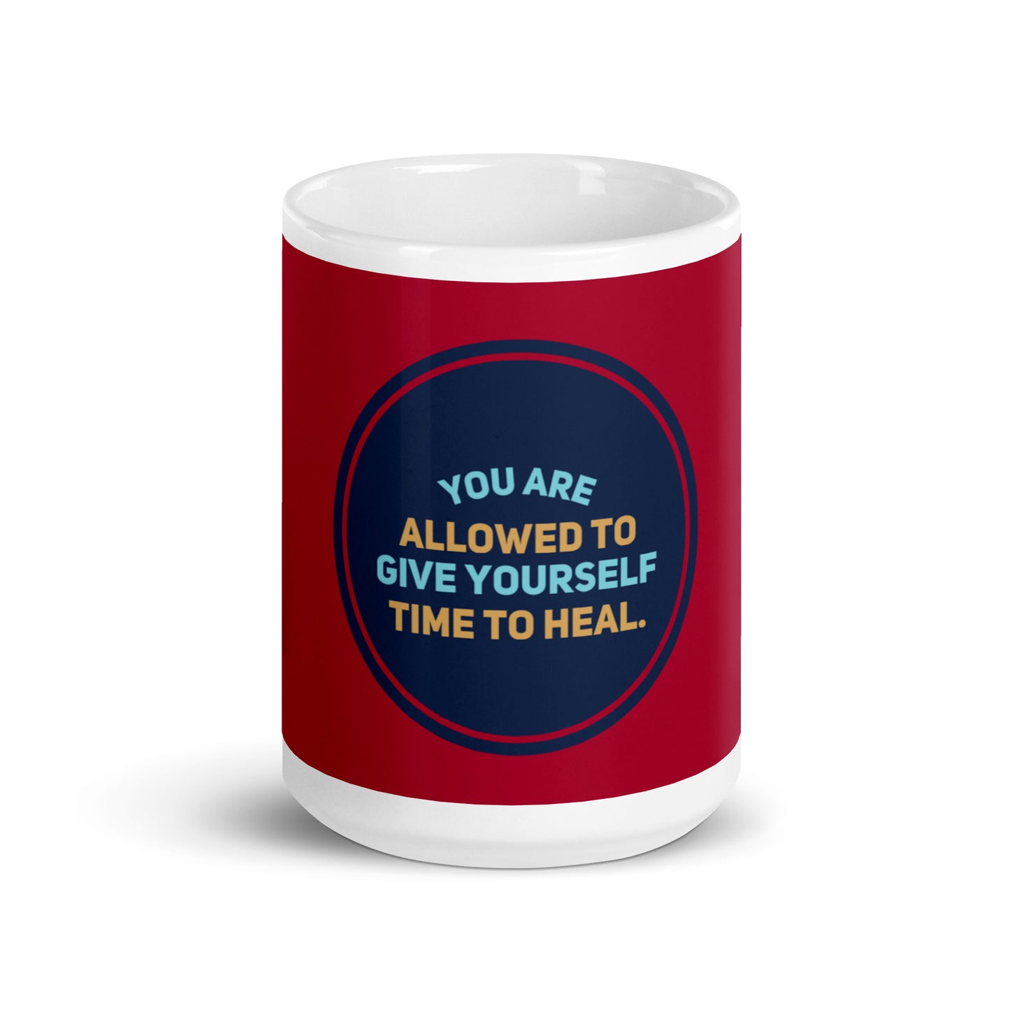 Healing Circle #1 (2) White Glossy Mug