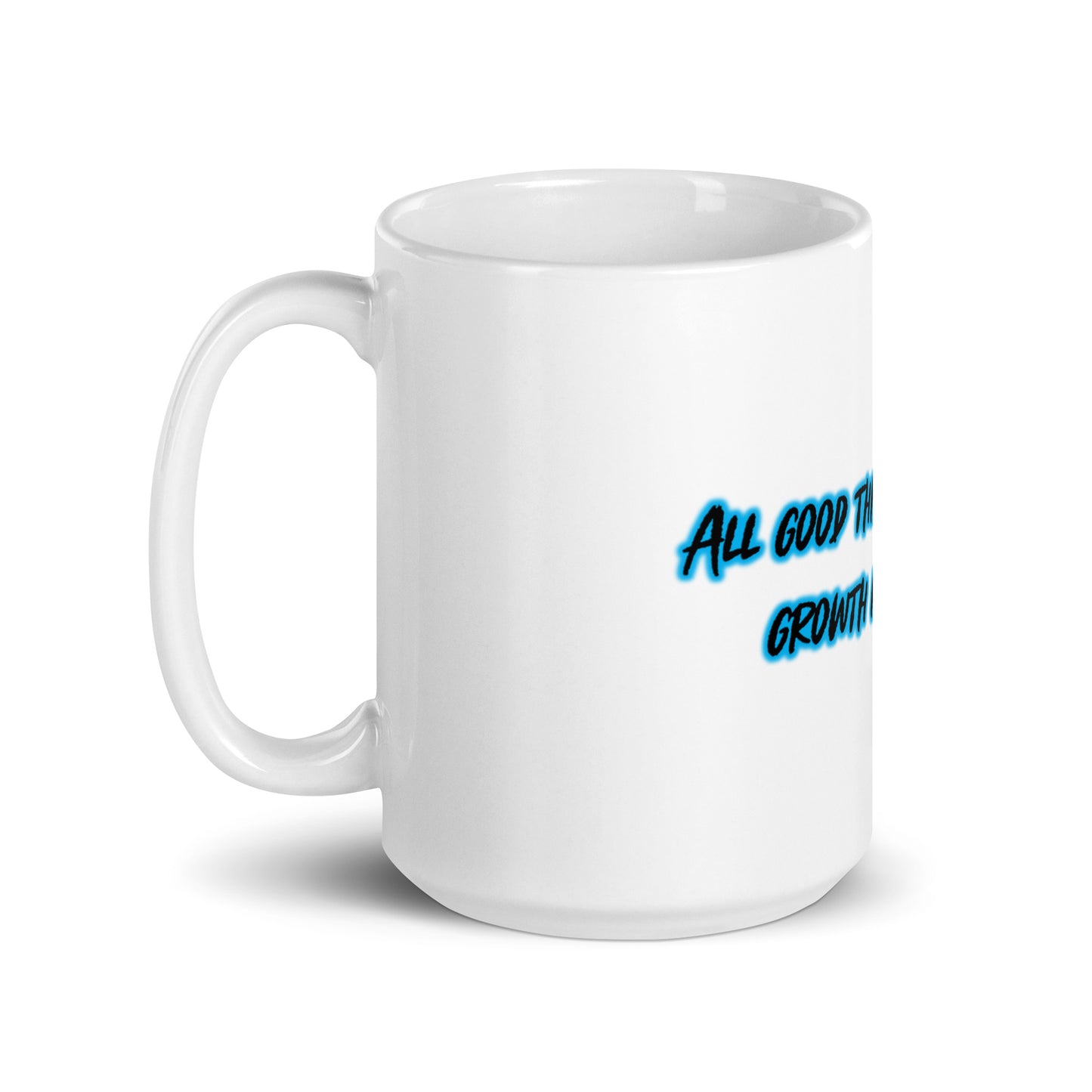 In Darkness White Glossy Mug