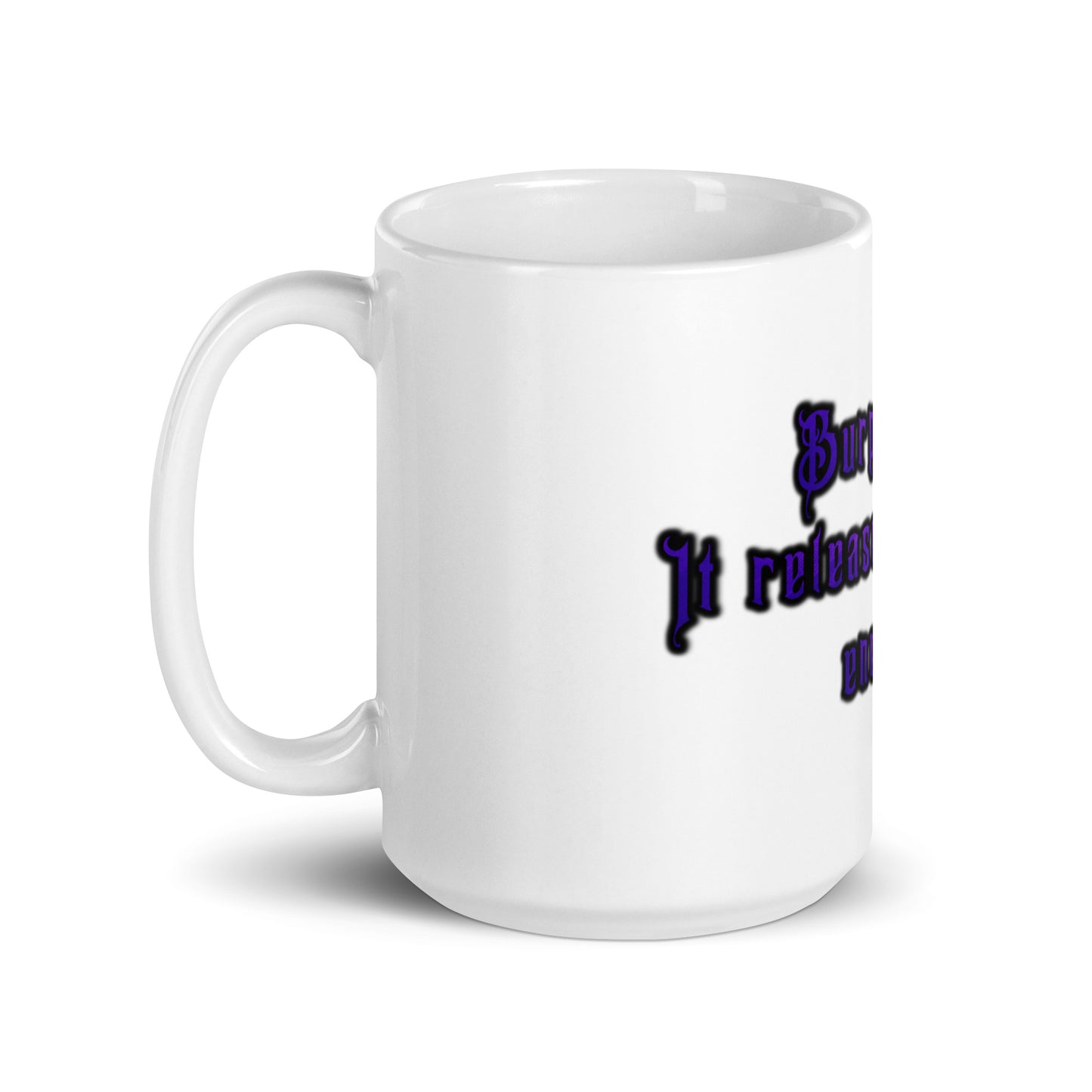 Burp More #1 White Glossy Mug