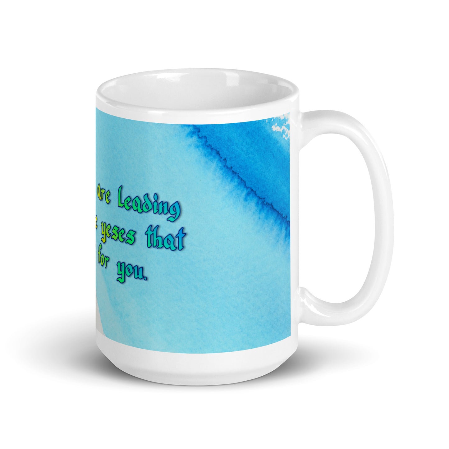 All The Noes White Glossy Mug (2)