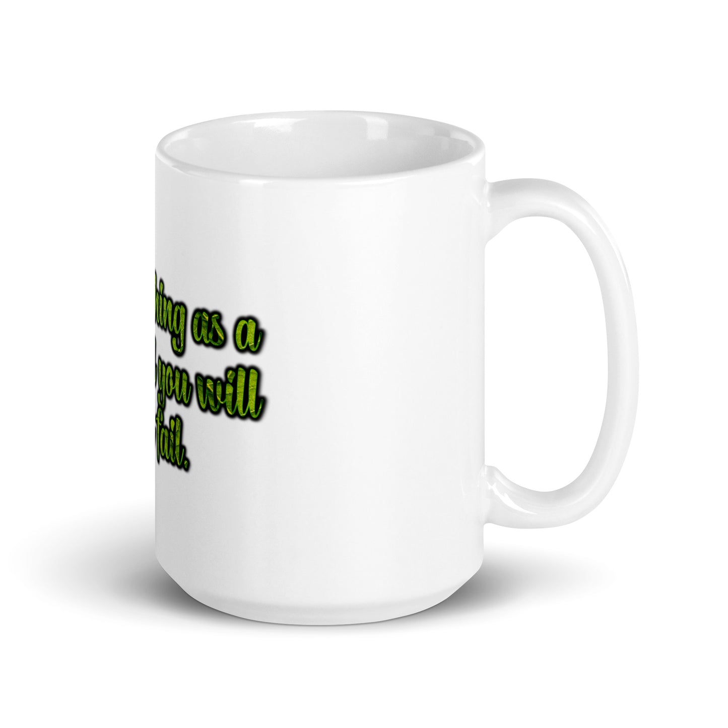 A Lesson #1 White Glossy Mug