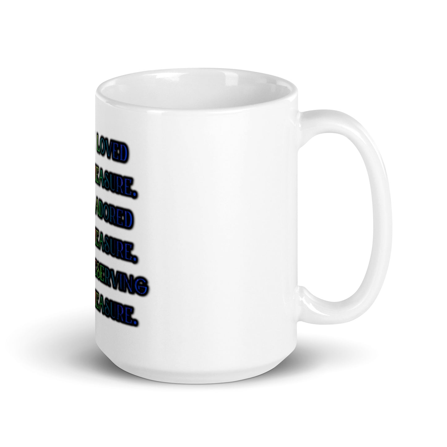 Beyond Measure White Glossy Mug