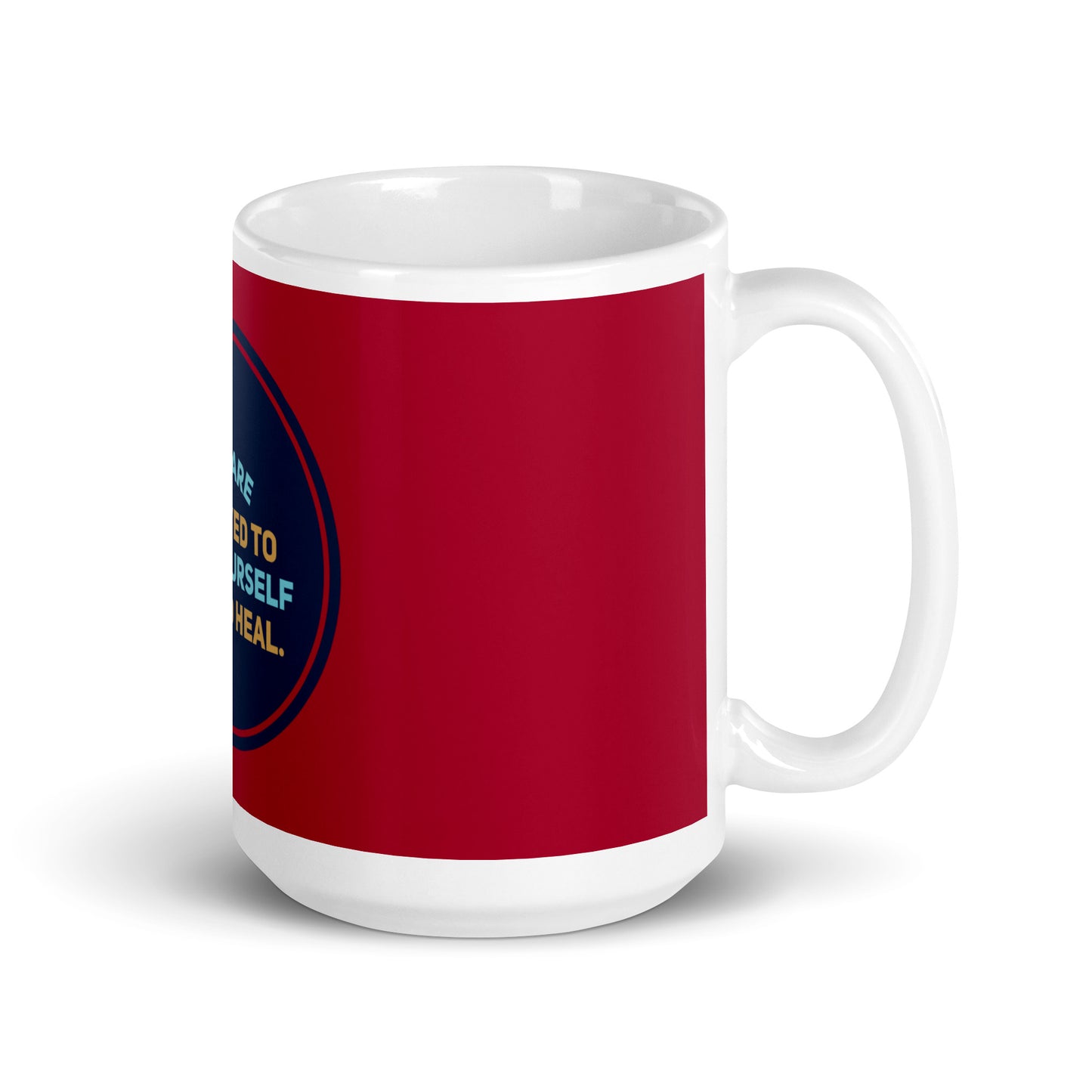 Healing Circle #1 (2) White Glossy Mug