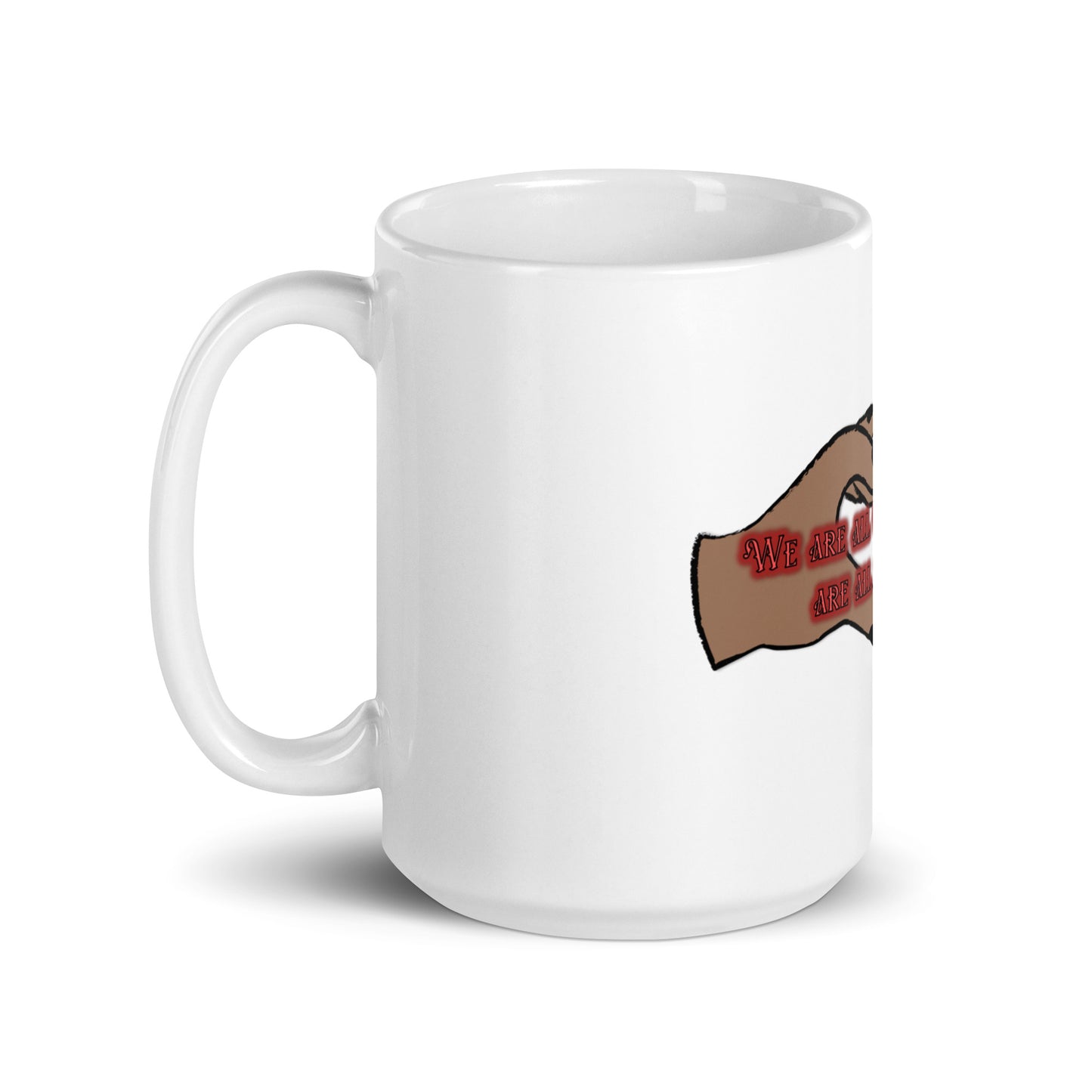Unique White Glossy Mug
