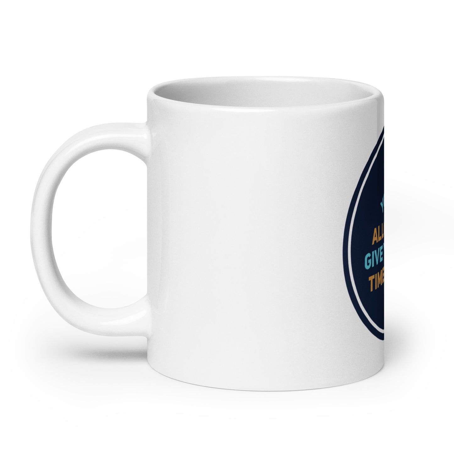 Healing Circle #1 White Glossy Mug