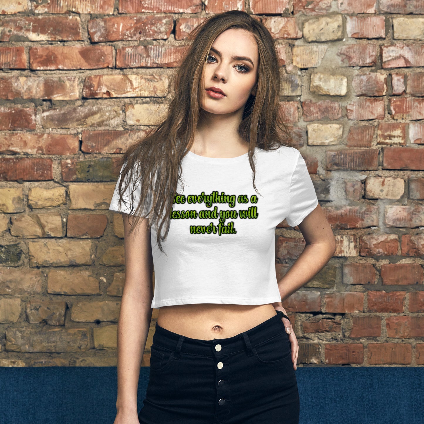 A Lesson #1 Women’s Crop Tee