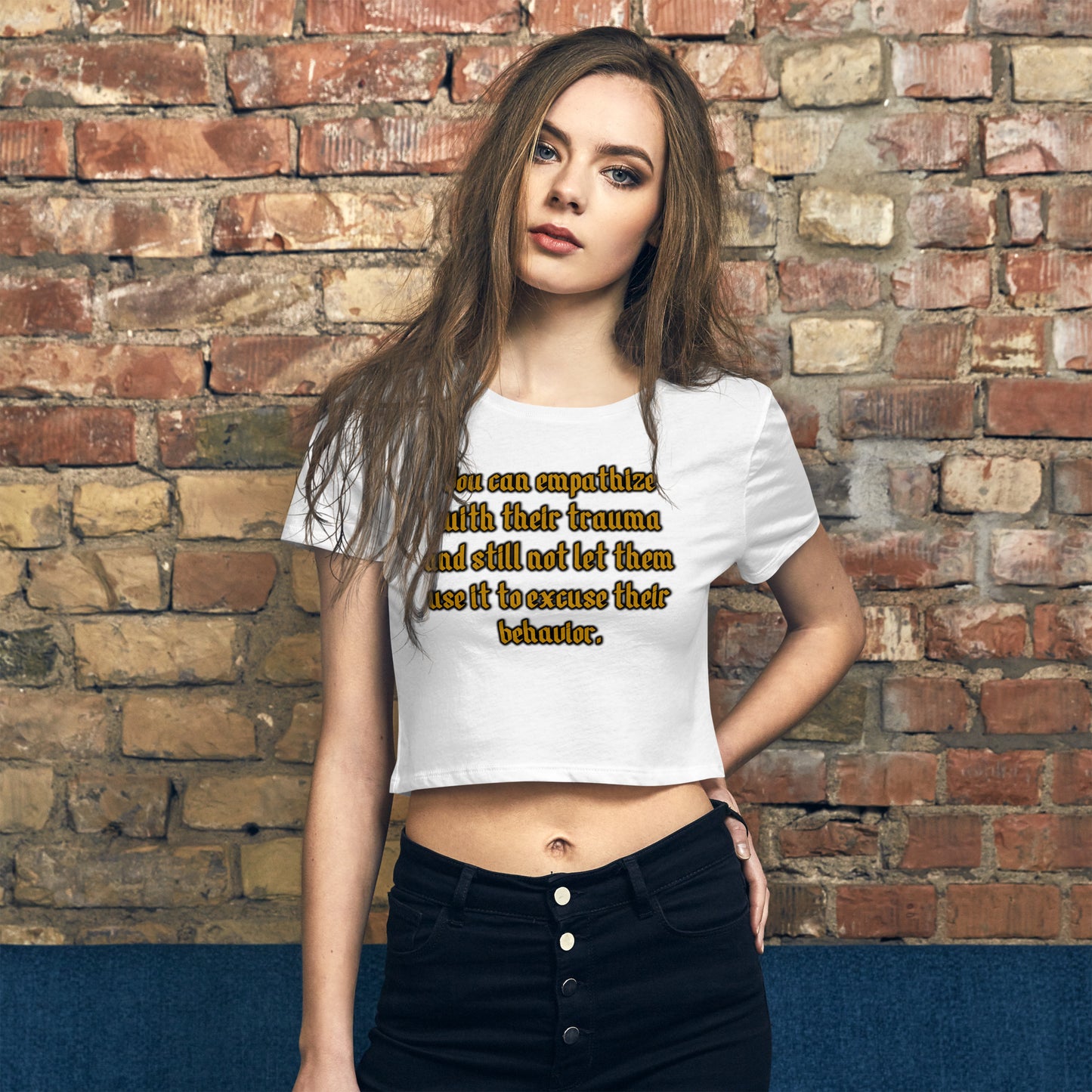 Empathy #1 Women’s Crop Tee