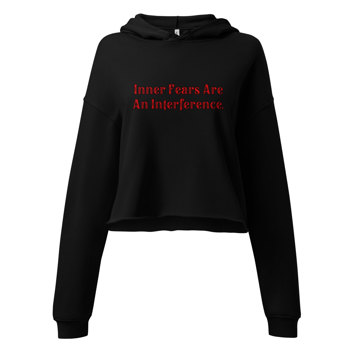 Inner Fears Crop Hoodie