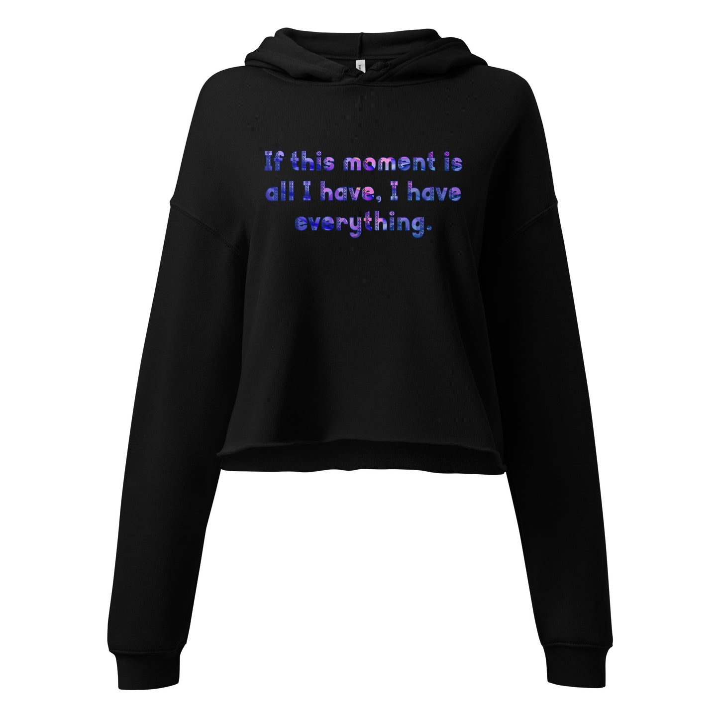 This Moment #1 Crop Hoodie
