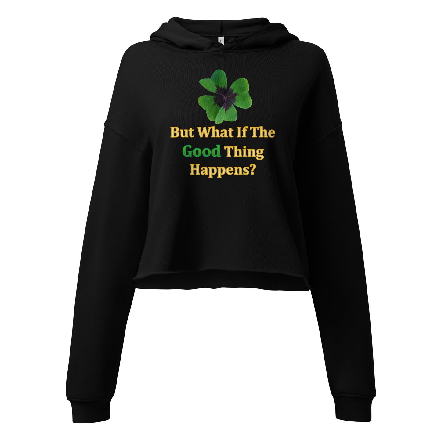 The Good Thing #2 Crop Hoodie