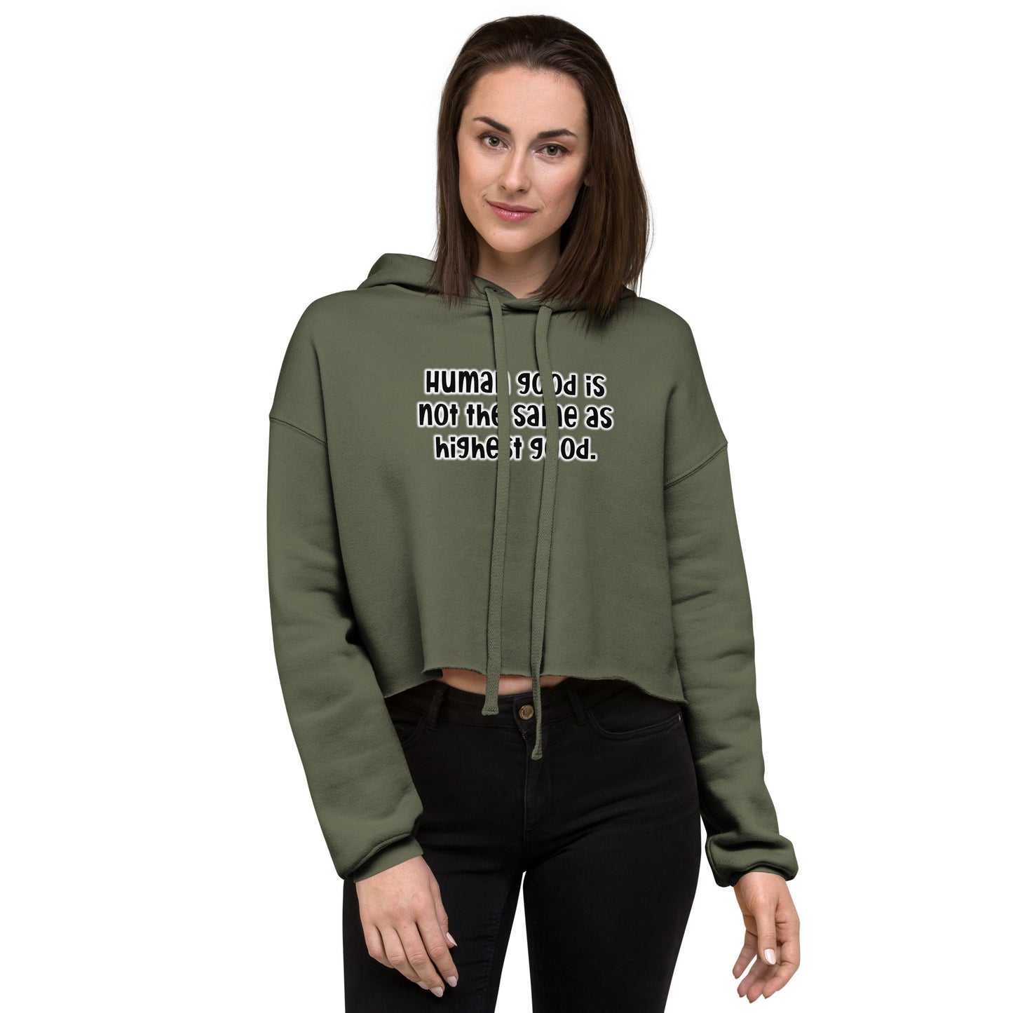 Highest Good #1 Crop Hoodie