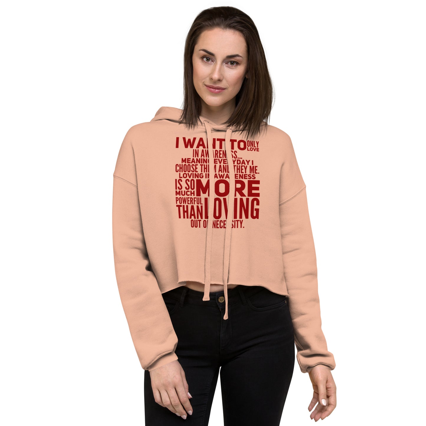 More Powerful Crop Hoodie