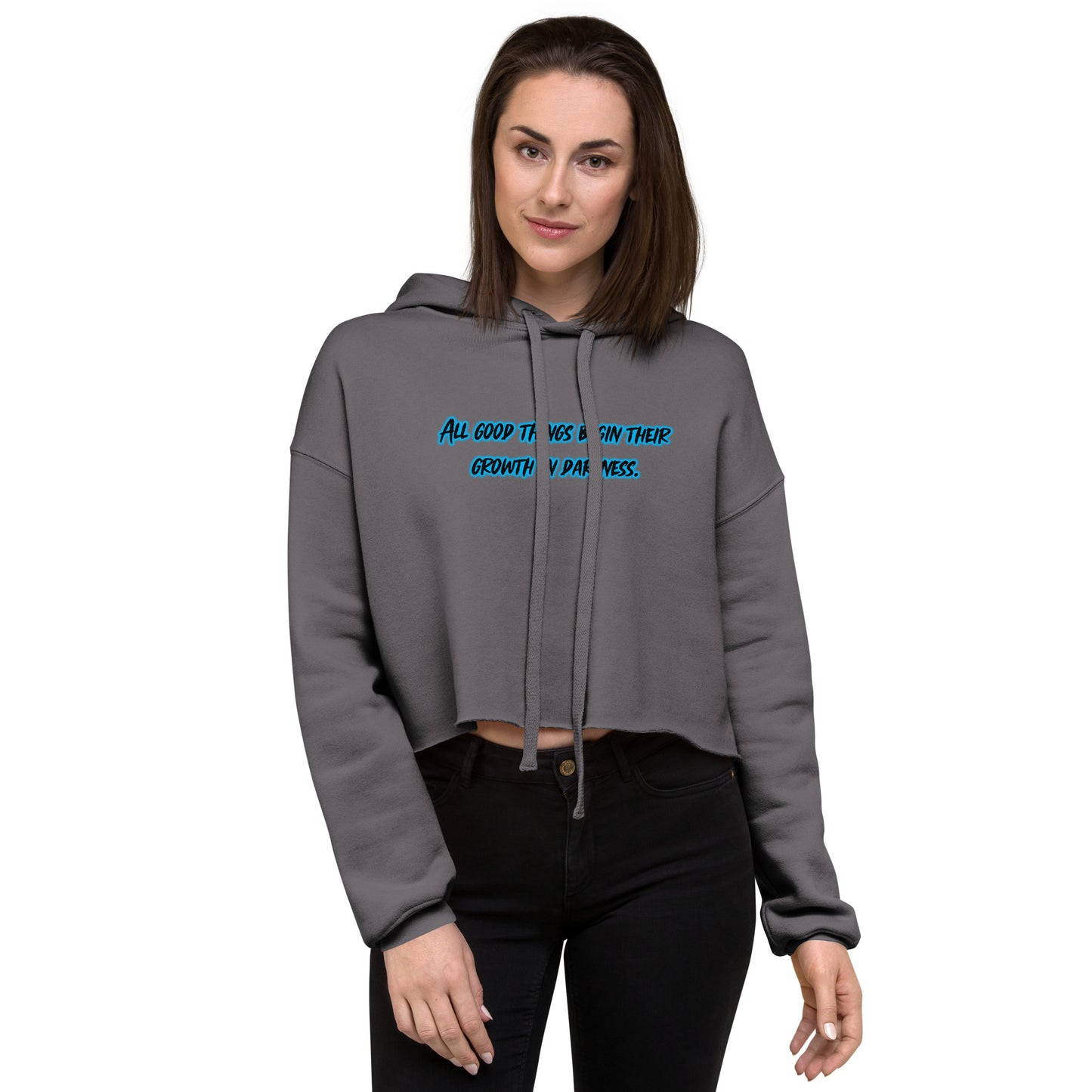 In Darkness Crop Hoodie