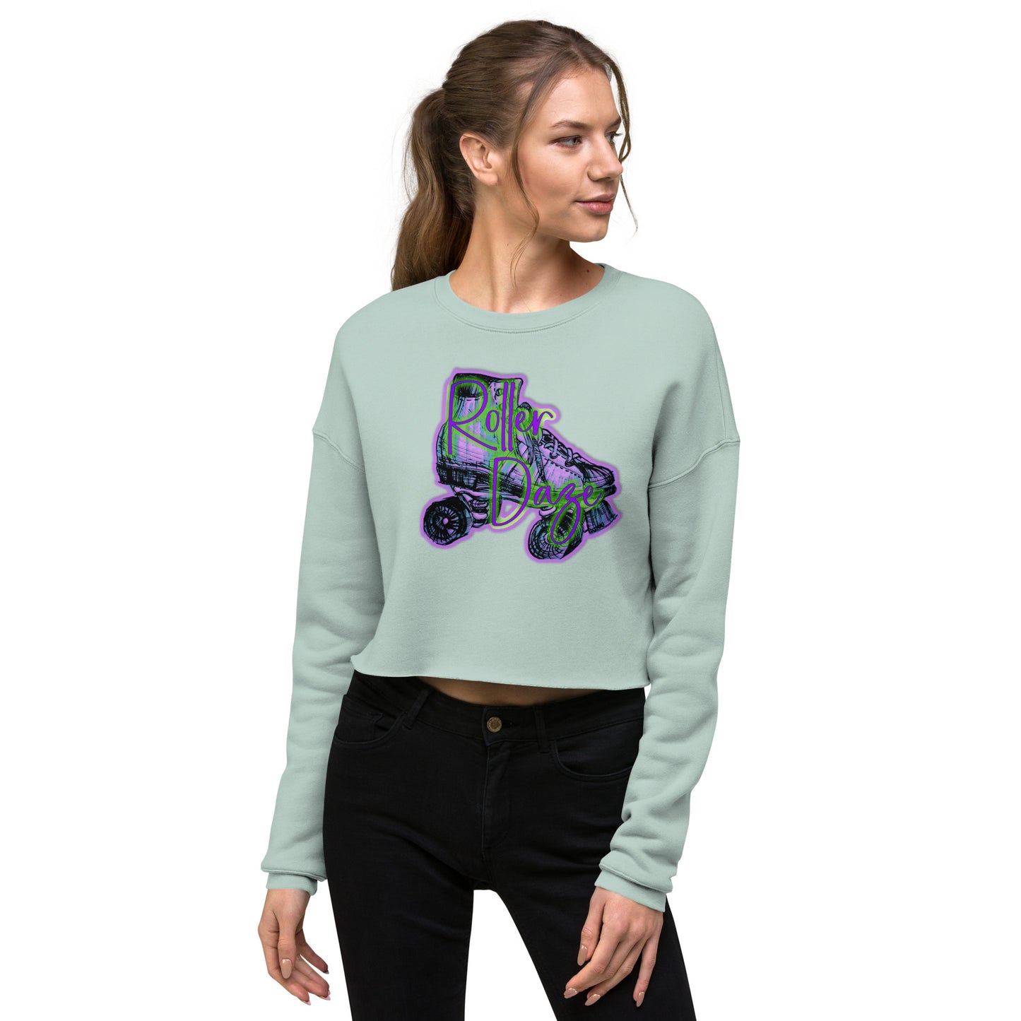 Roller Daze Crop Sweatshirt