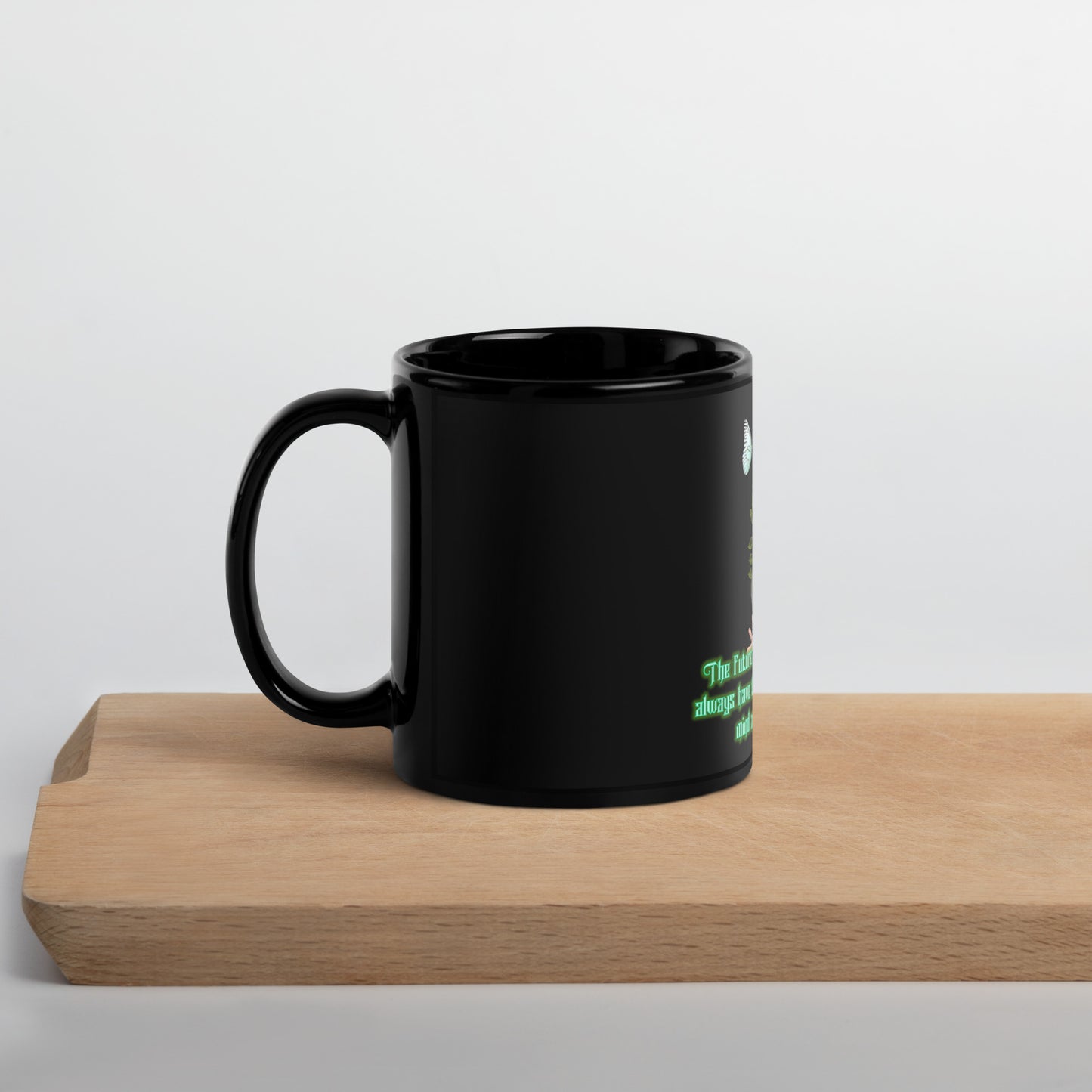 Set In Stone Black Glossy Mug