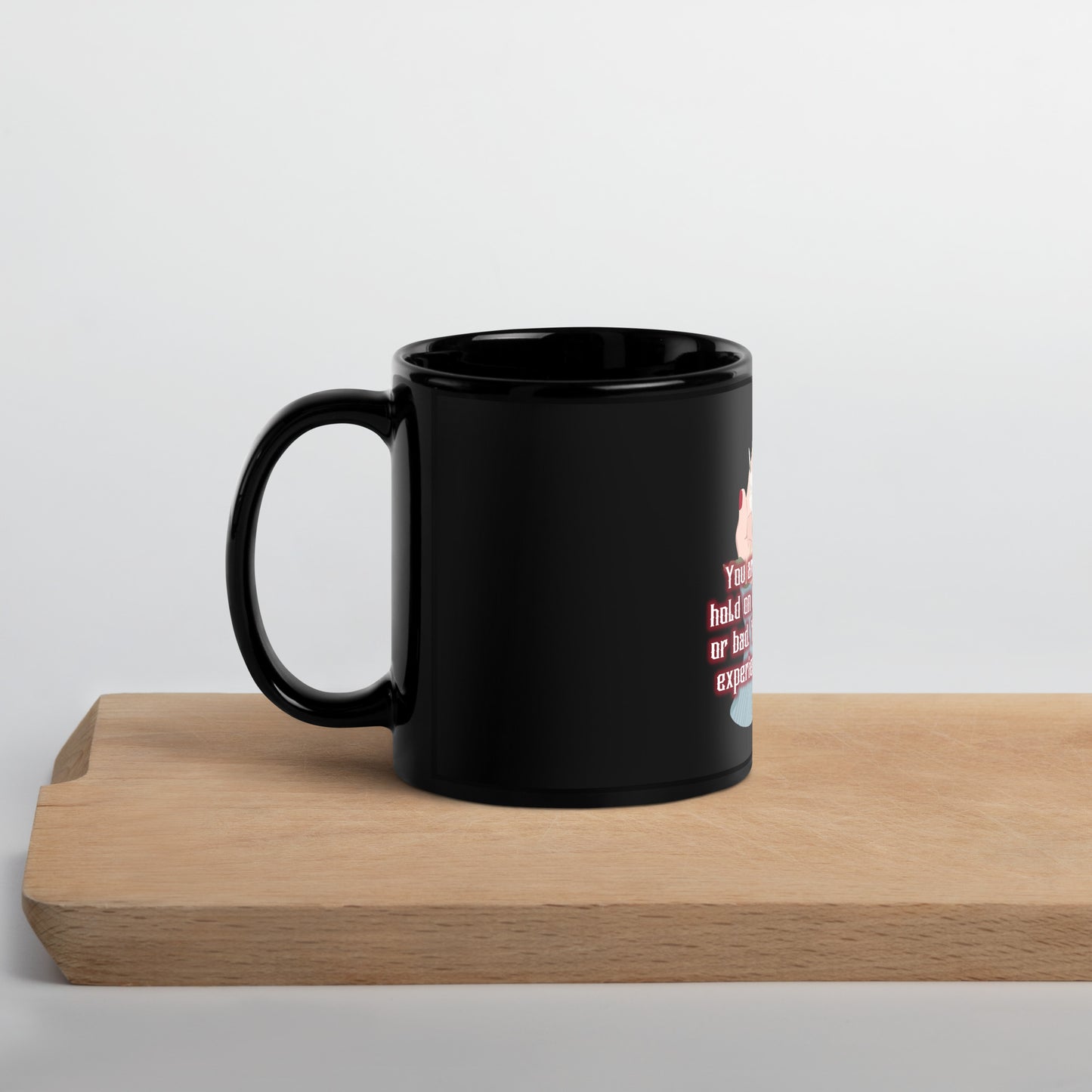 Experience #1 Black Glossy Mug
