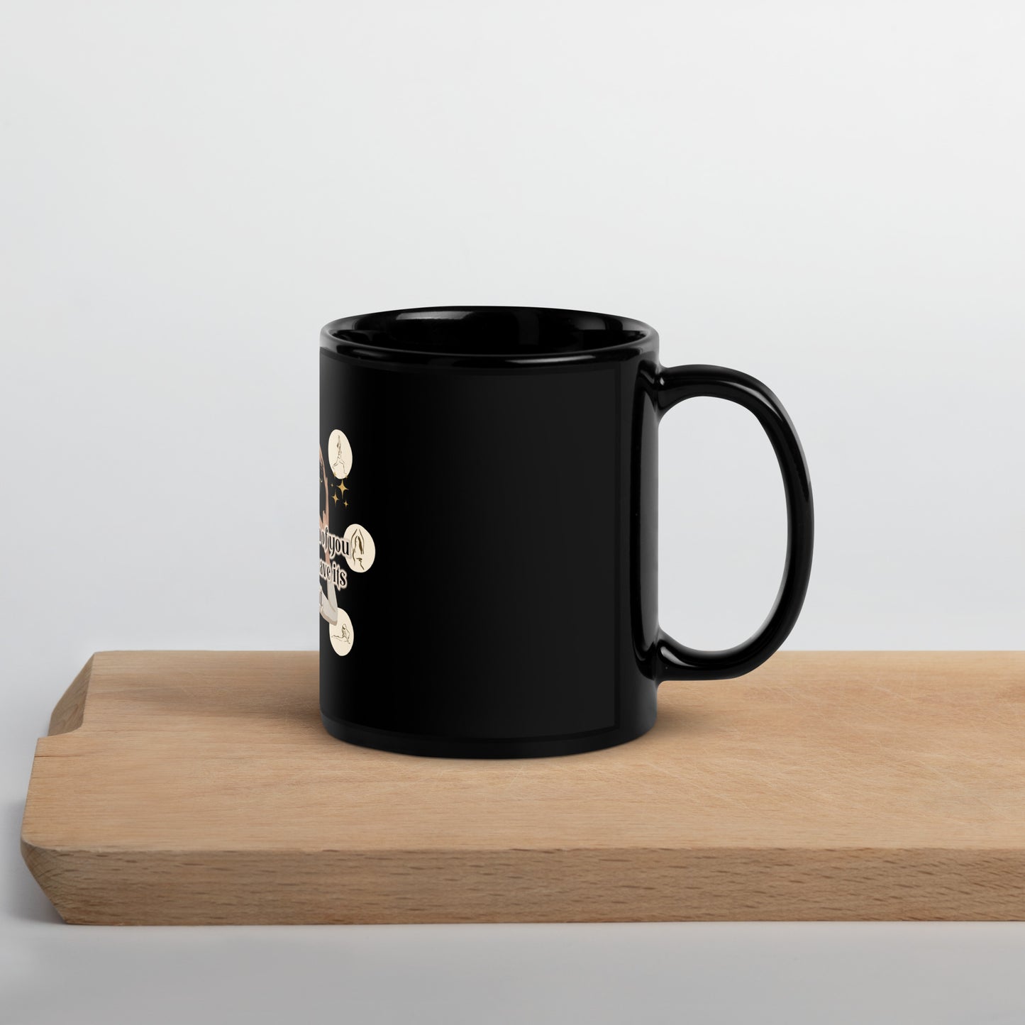 Every Version Black Glossy Mug
