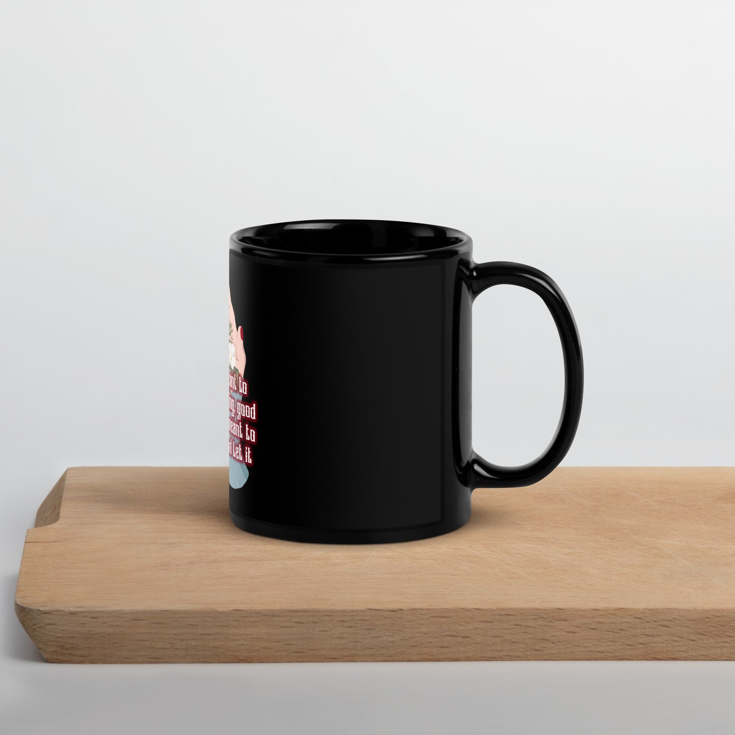 Experience #1 Black Glossy Mug