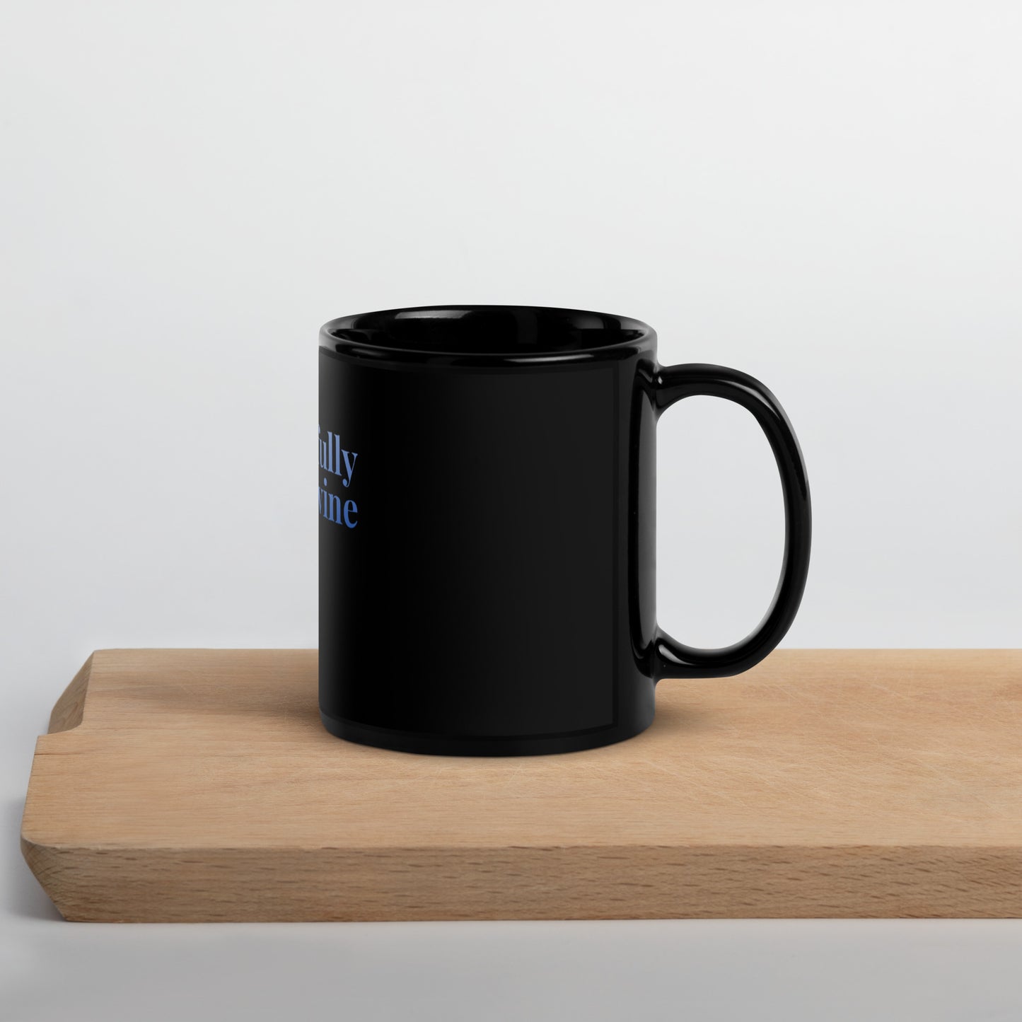 DD Woman (Blue) Black Glossy Mug