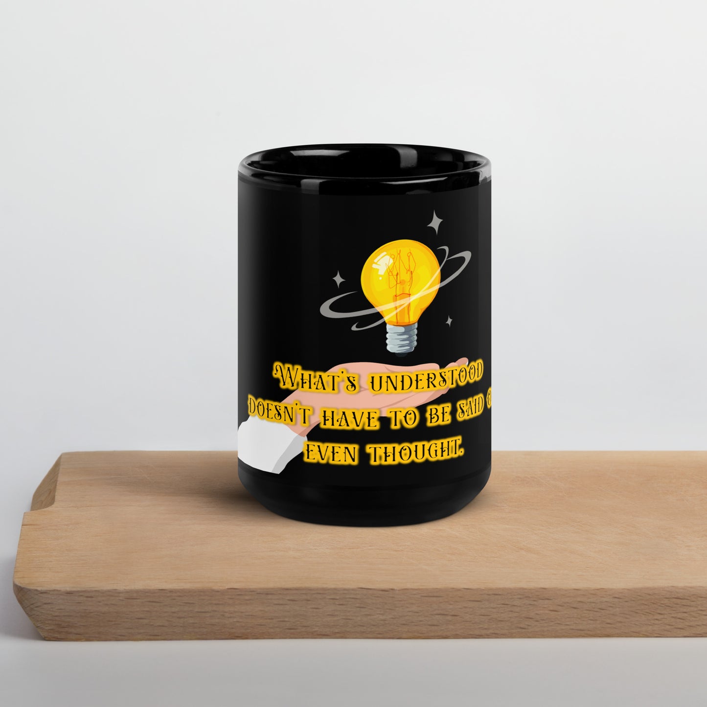 Lightbulb #2 Black Glossy Mug