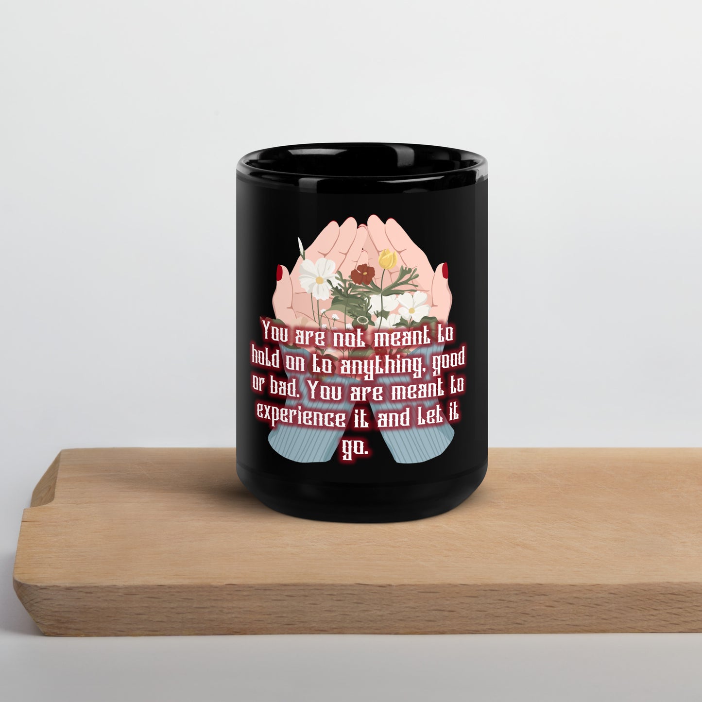 Experience #1 Black Glossy Mug