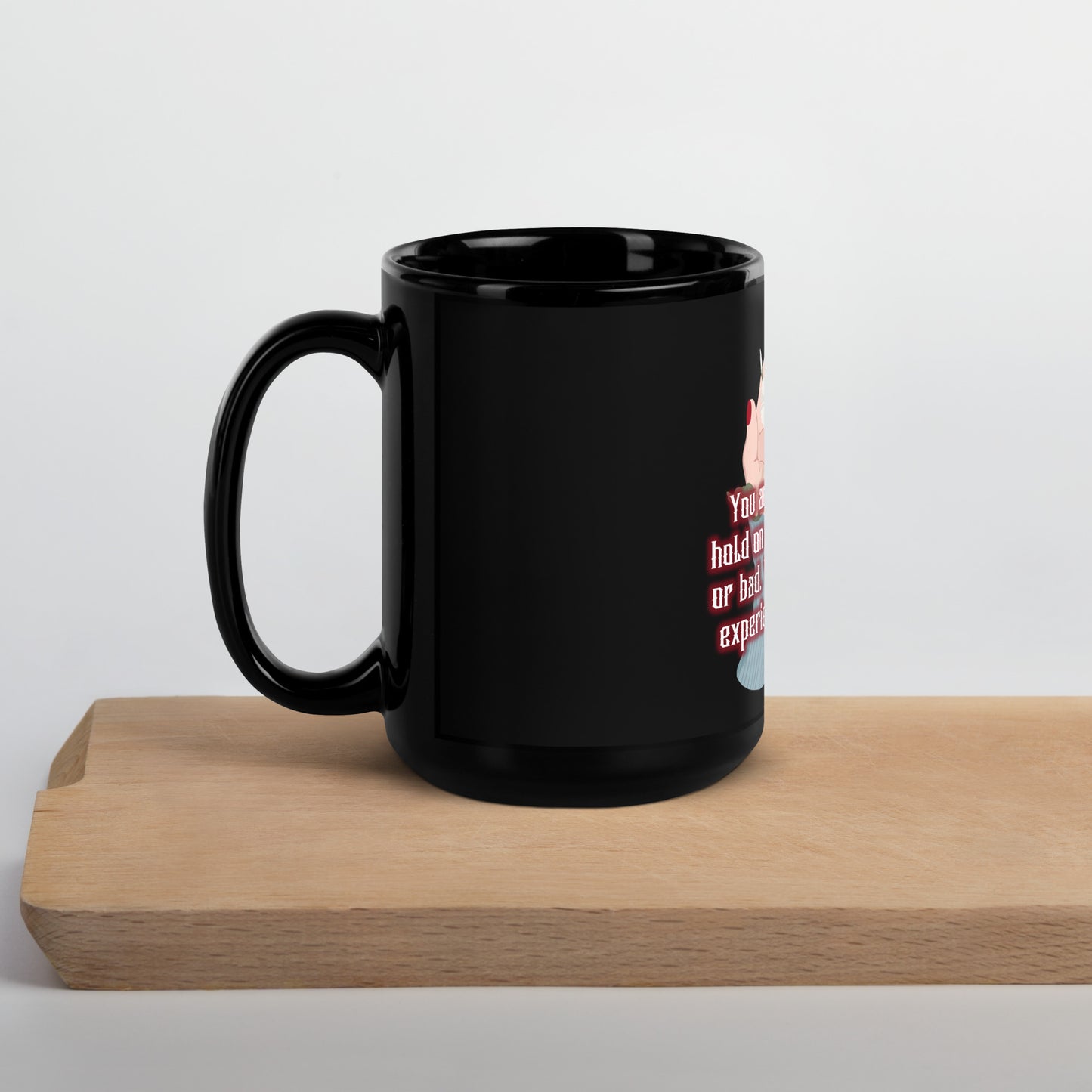 Experience #1 Black Glossy Mug
