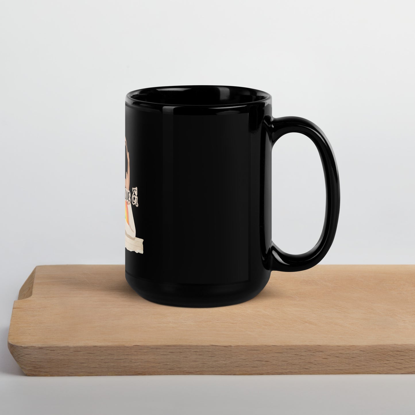 Affirmation #1 Black Glossy Mug