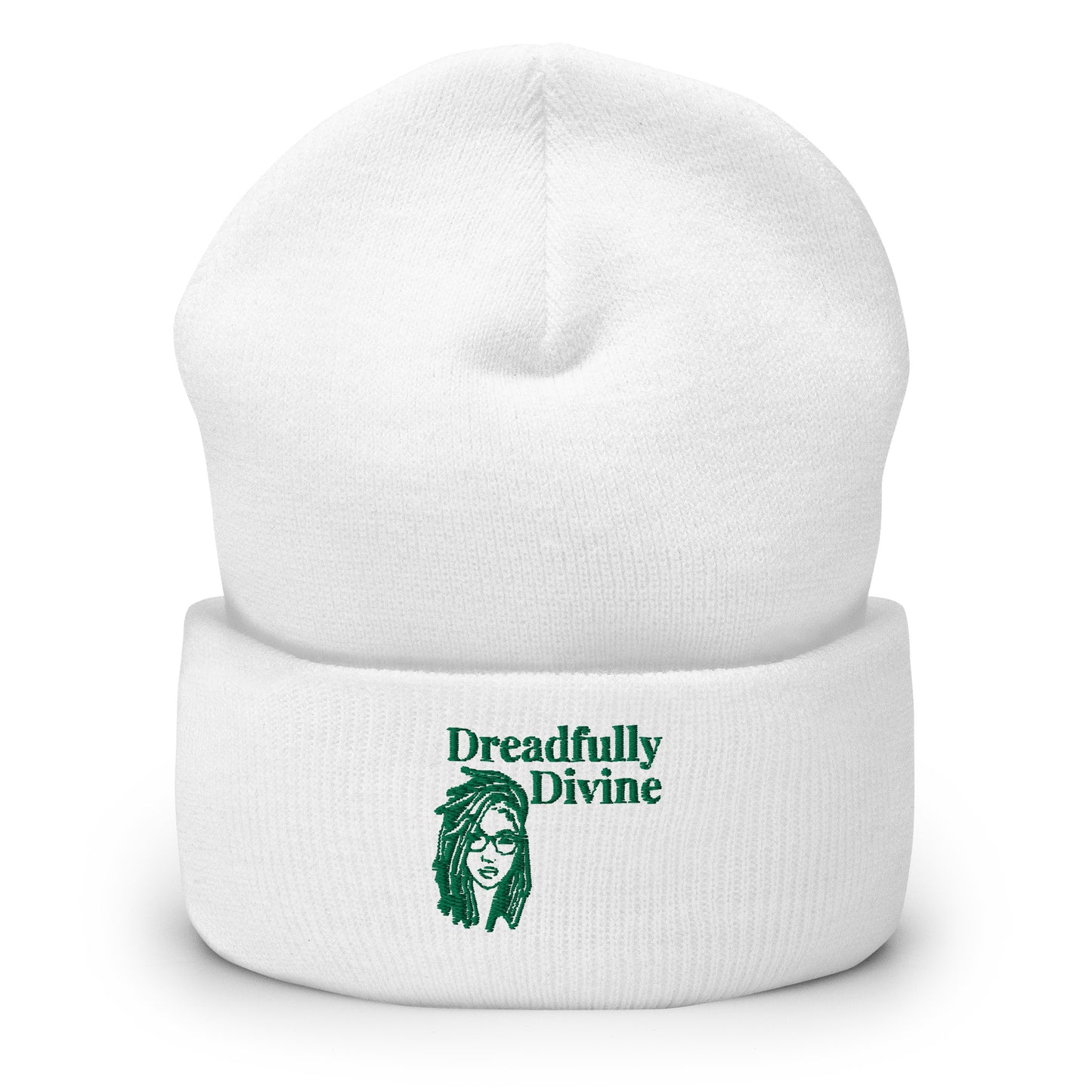 DD Woman (Green) Cuffed Beanie