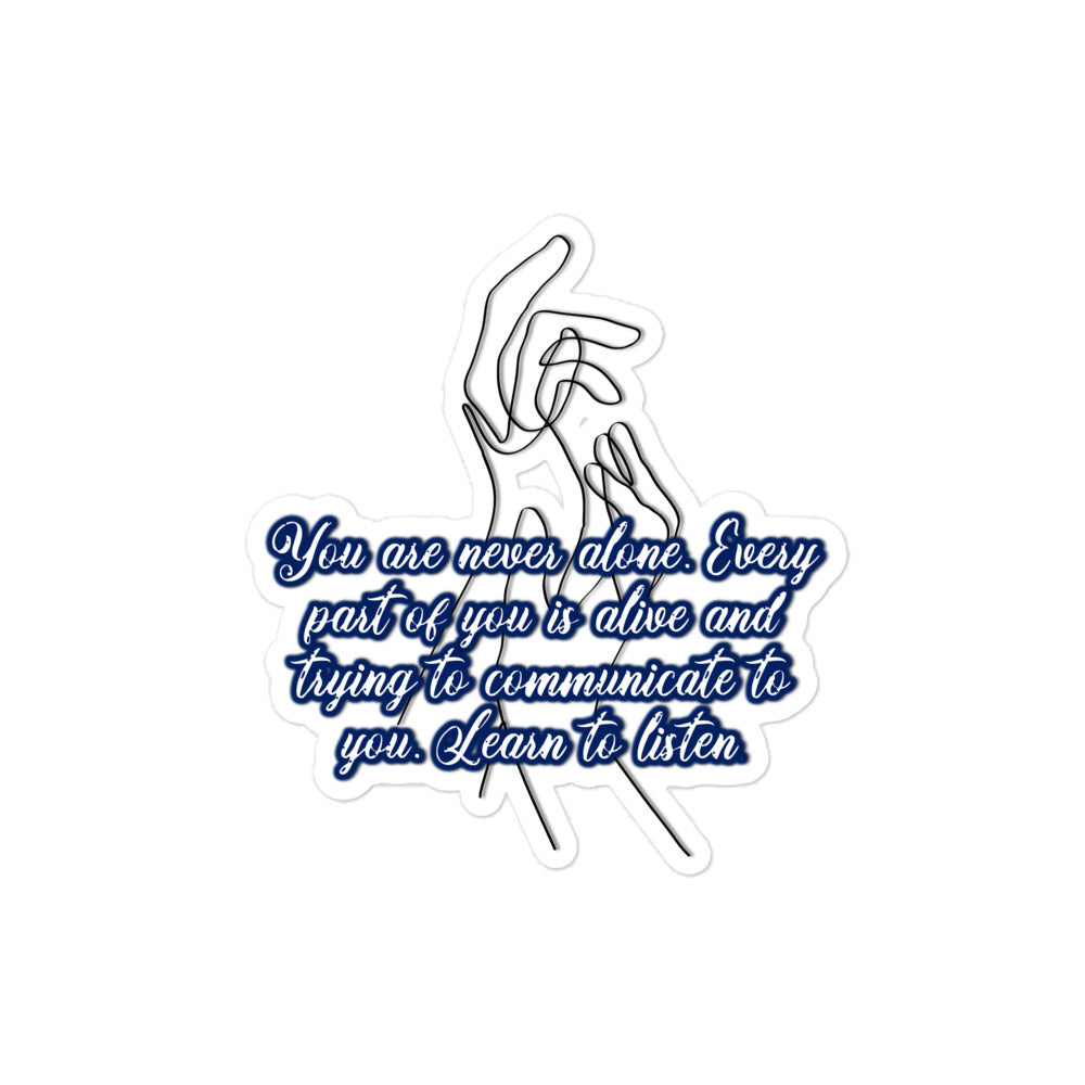 Learn To Listen #1 Bubble-free Stickers