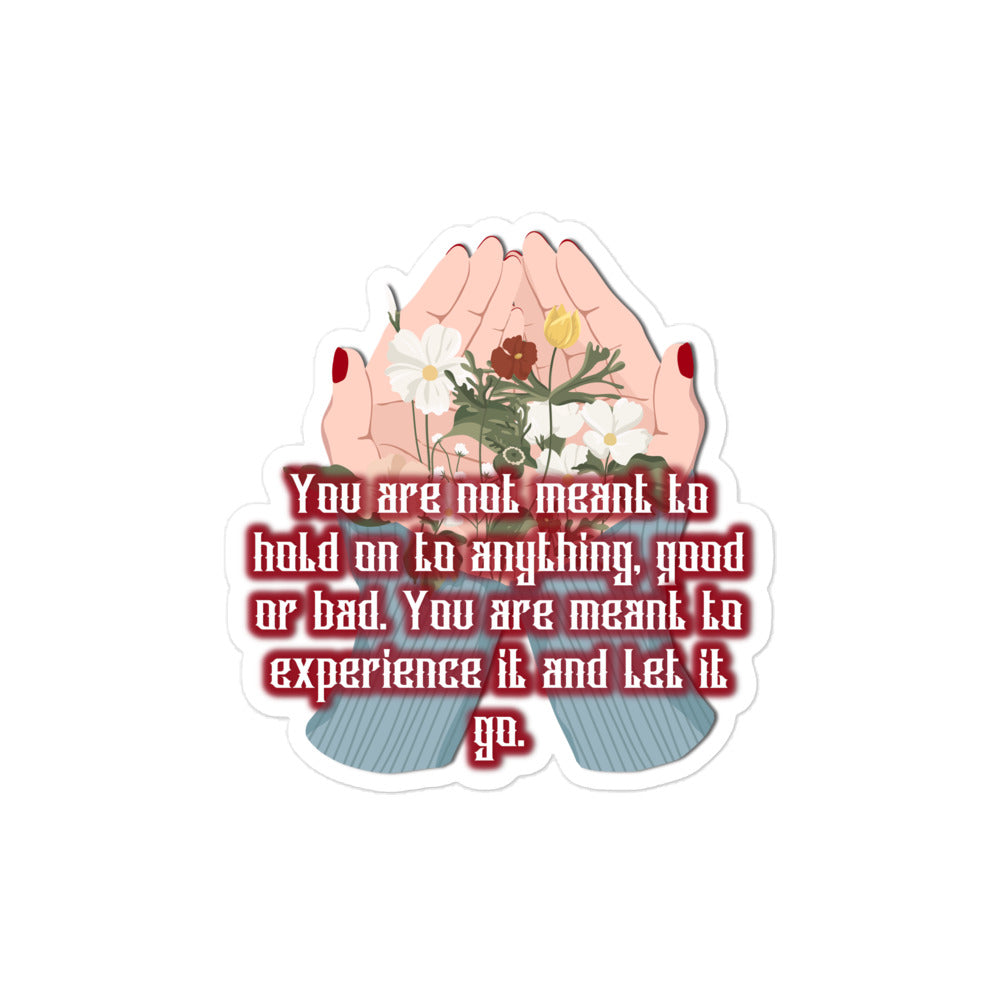 Experience #1 Bubble-free Stickers